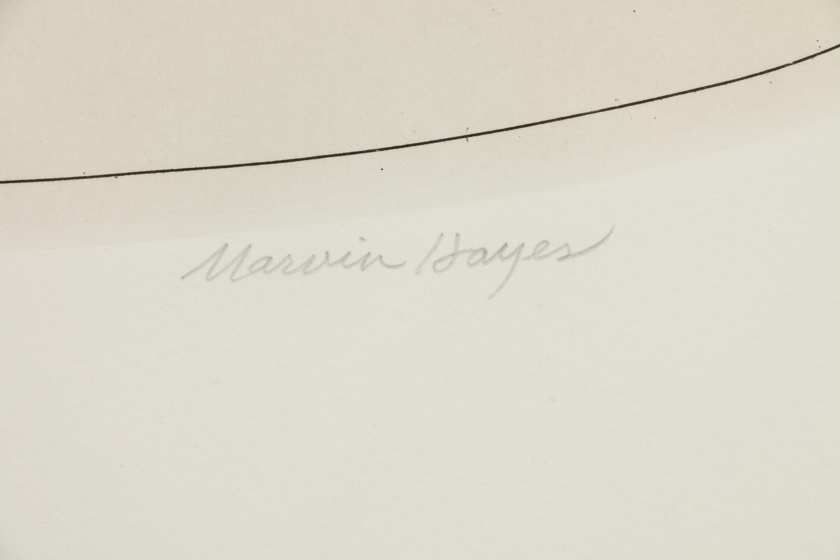 Marvin Hayes Biblical Etching "Moses - From the Nile", 1976