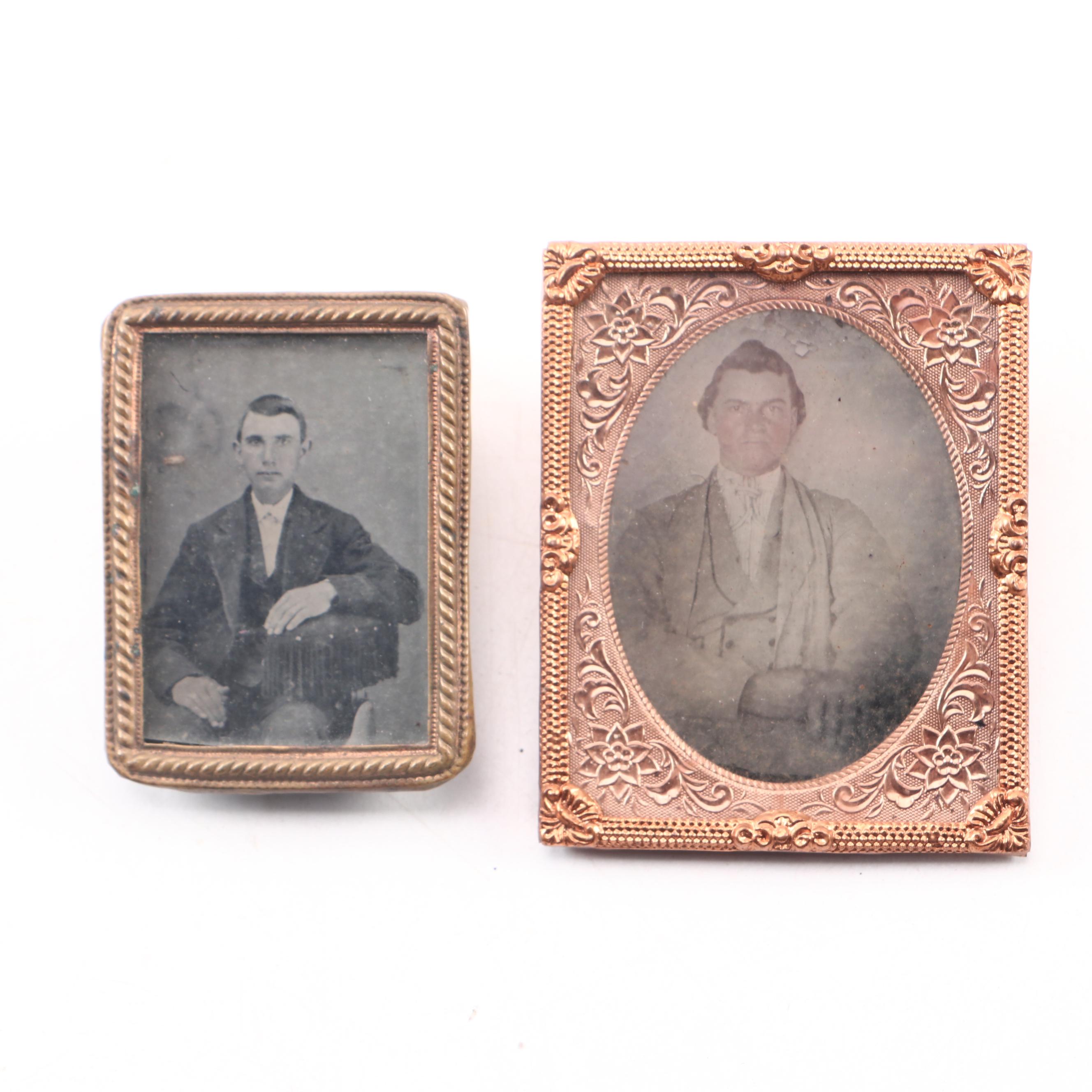 Tintype Portrait Photographs, 19th Century