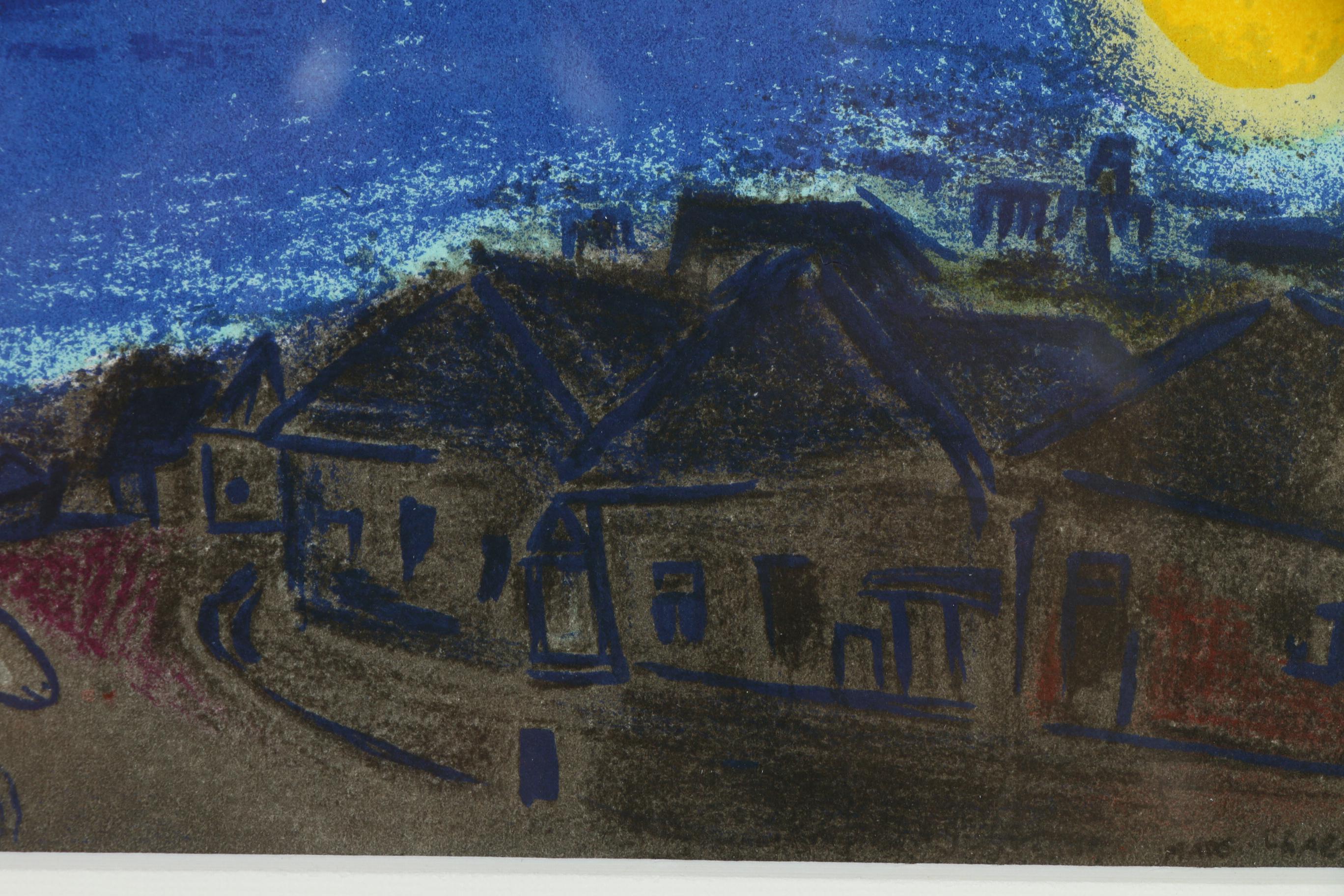 Marc Chagall Color Lithograph for "Derrière le Miroir", 1950