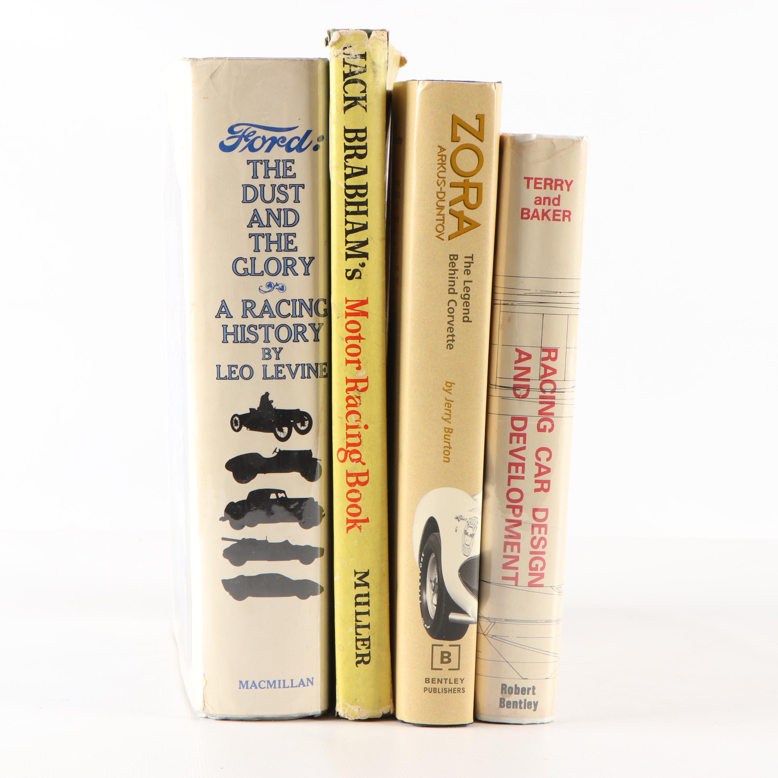 First Edition "Zora Arkus-Duntov: The Legend Behind Corvette" with Other Books