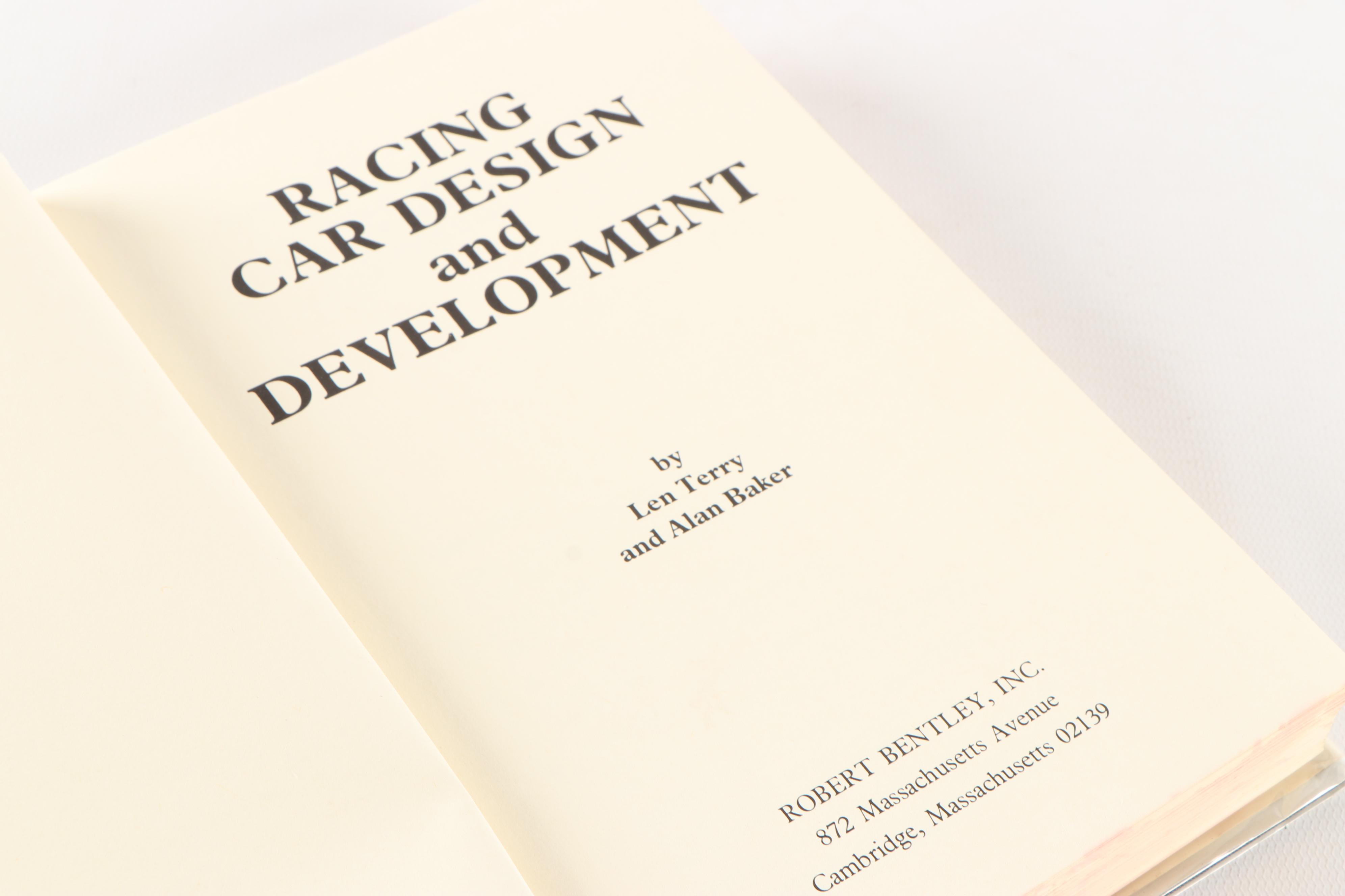 First Edition "Zora Arkus-Duntov: The Legend Behind Corvette" with Other Books