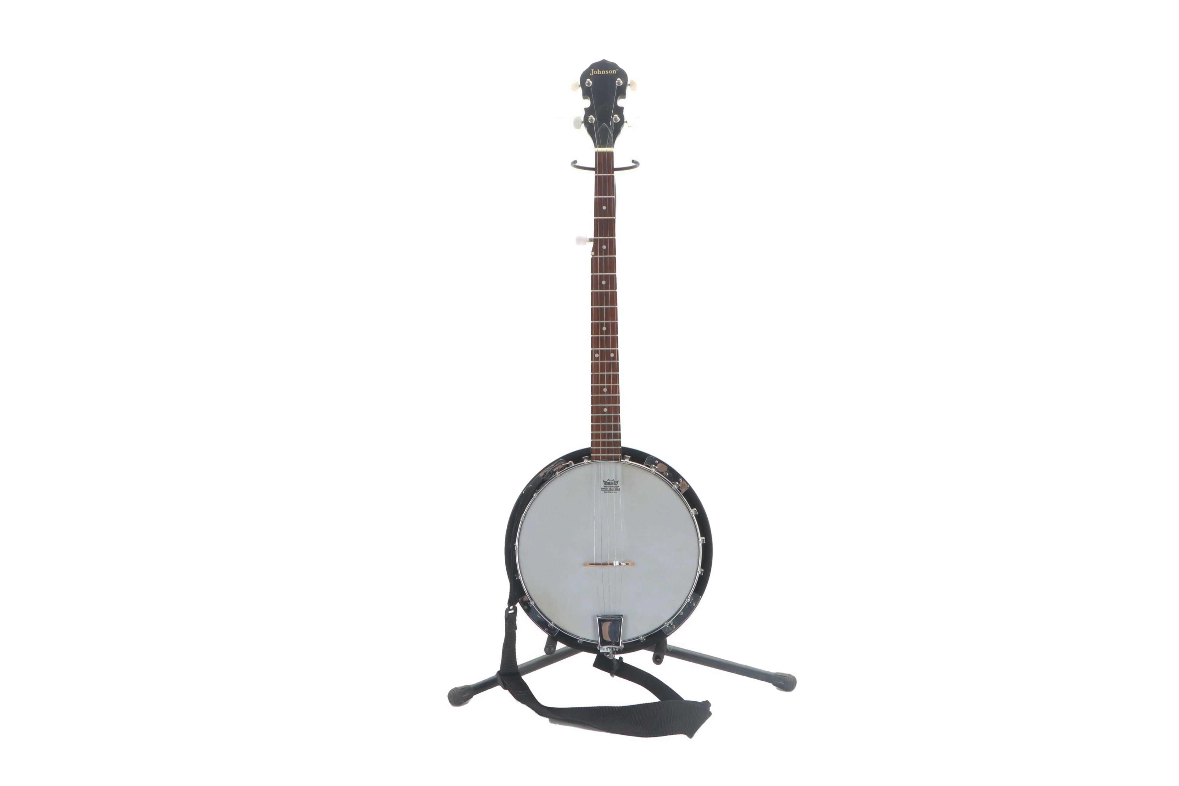 Johnson 5 String Banjo with Case