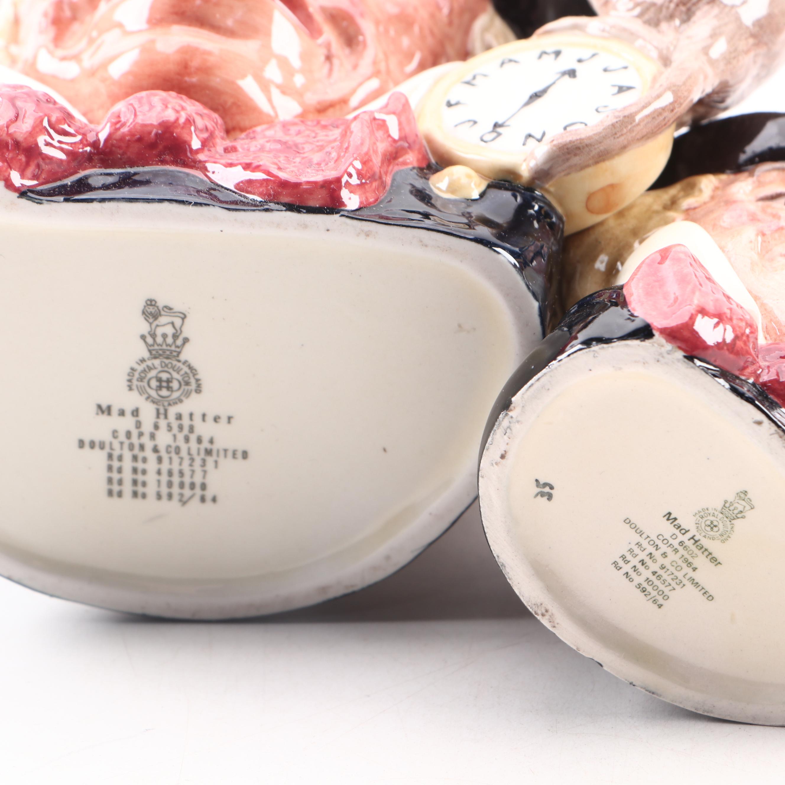 Royal Doulton Character Mugs Complete "Alice In Wonderland" Set