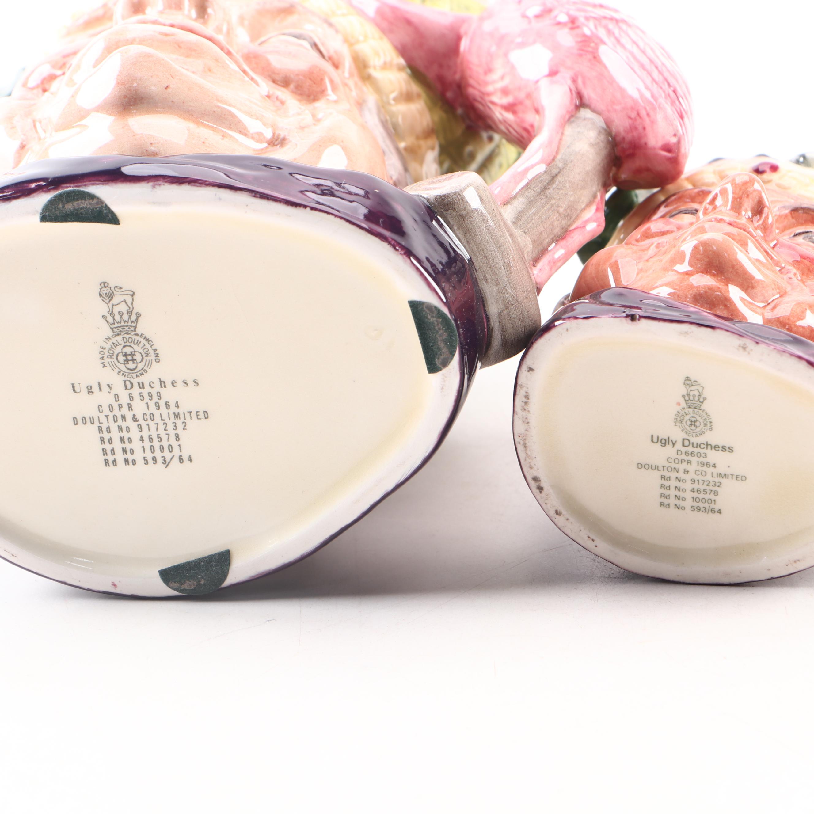 Royal Doulton Character Mugs Complete "Alice In Wonderland" Set