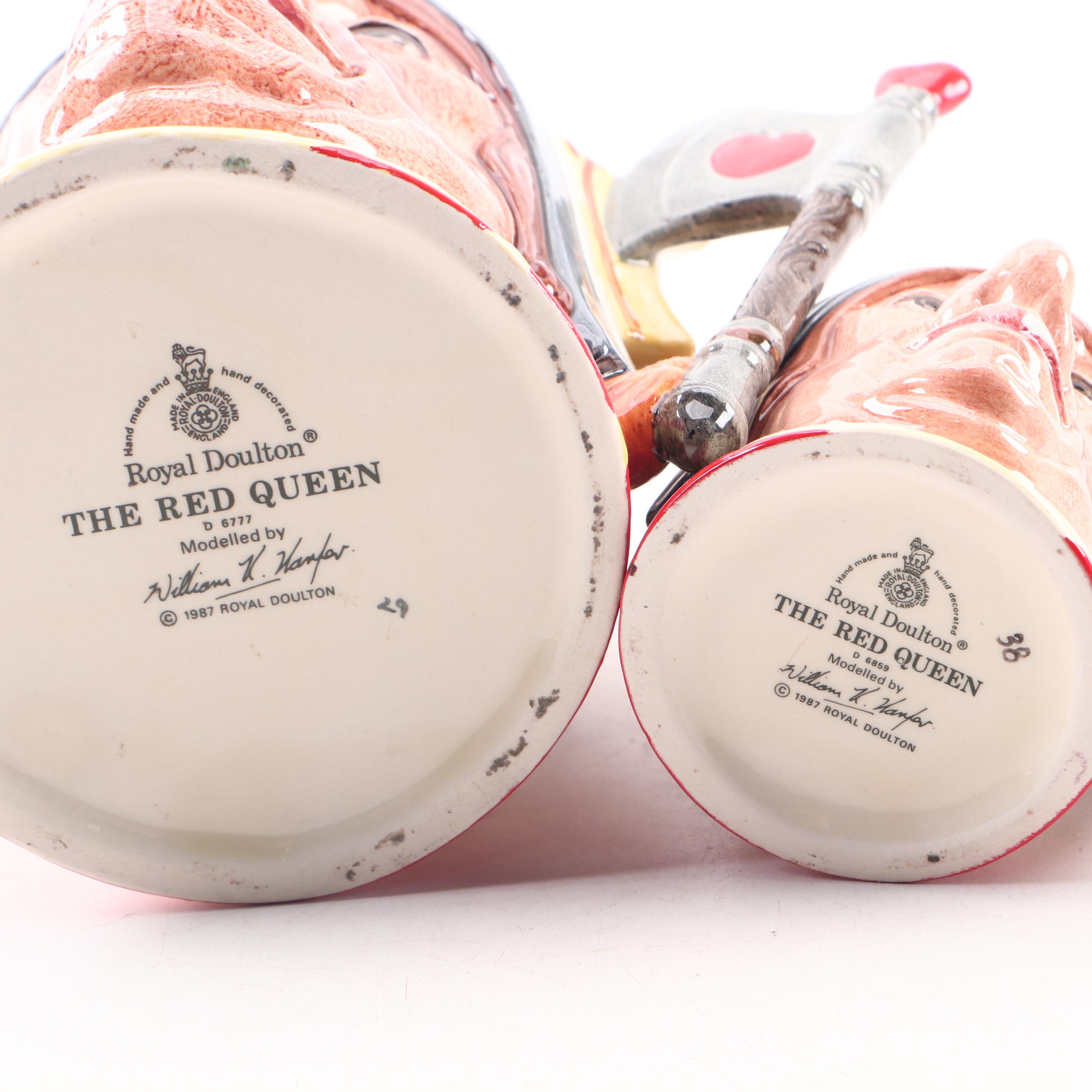 Royal Doulton Character Mugs Complete "Alice In Wonderland" Set