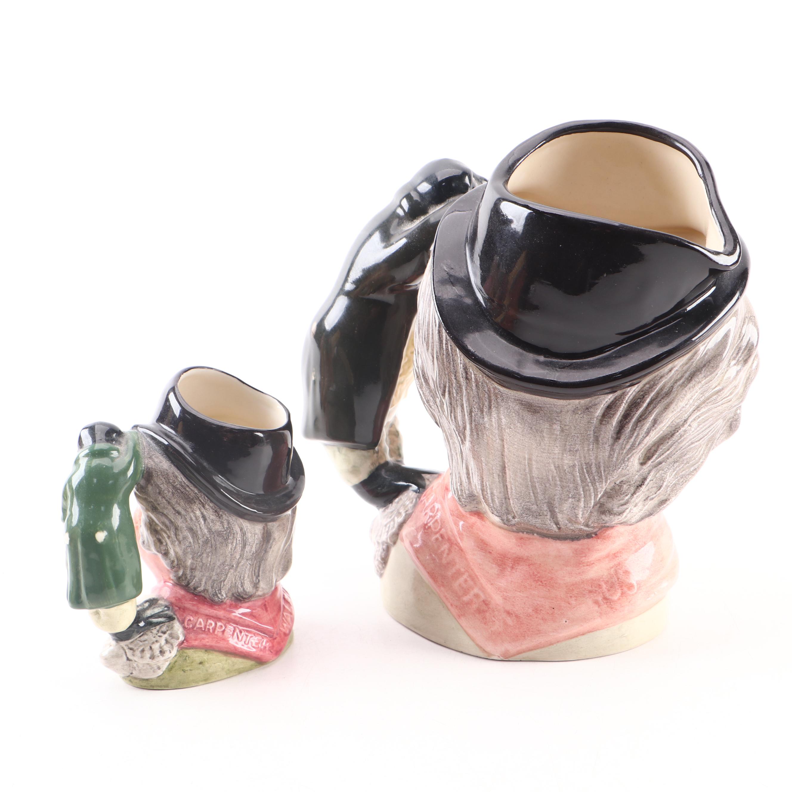 Royal Doulton Character Mugs Complete "Alice In Wonderland" Set