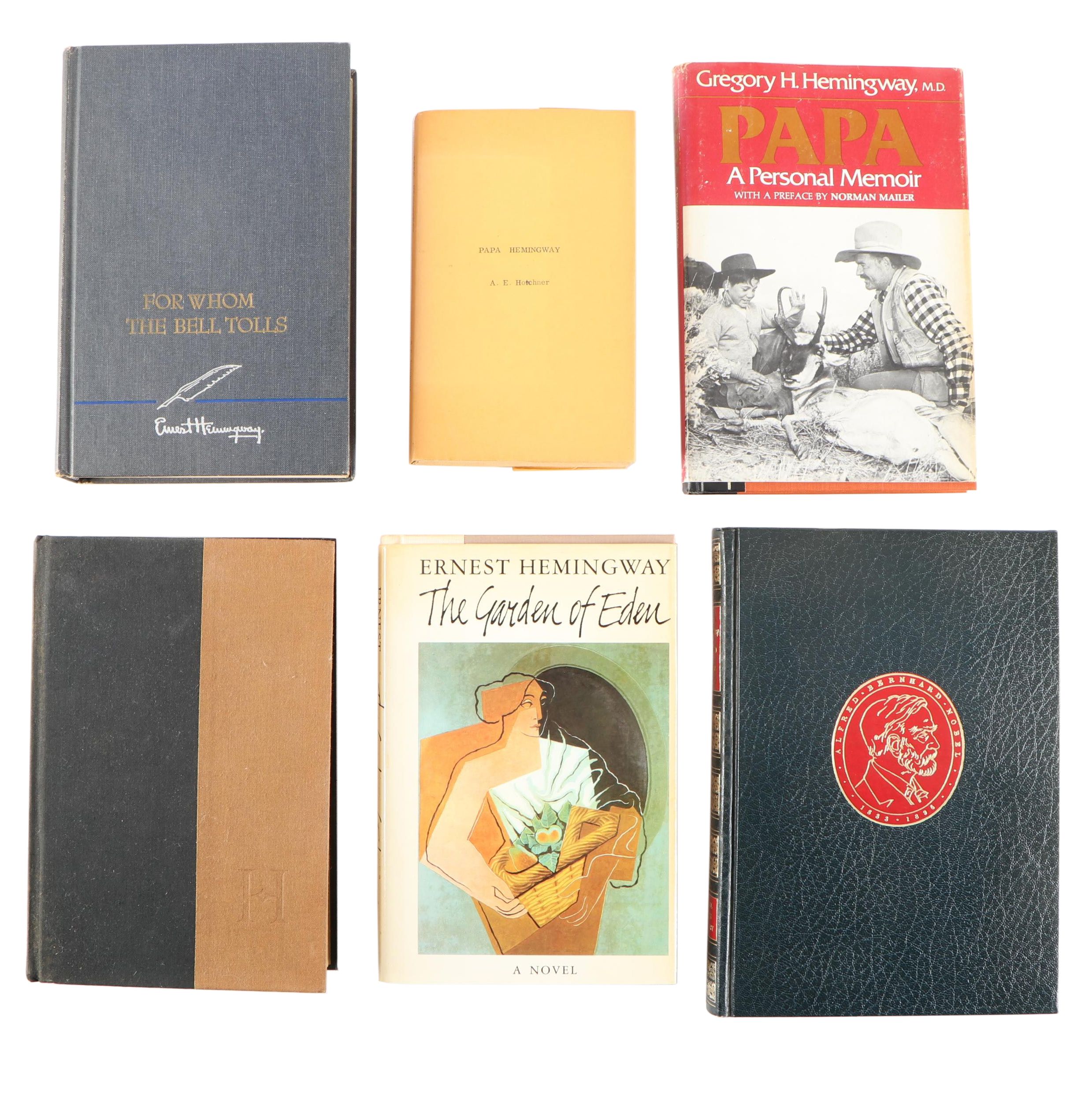 "Papa Hemingway" by Hotchner with Additional Books By and About Ernest Hemingway