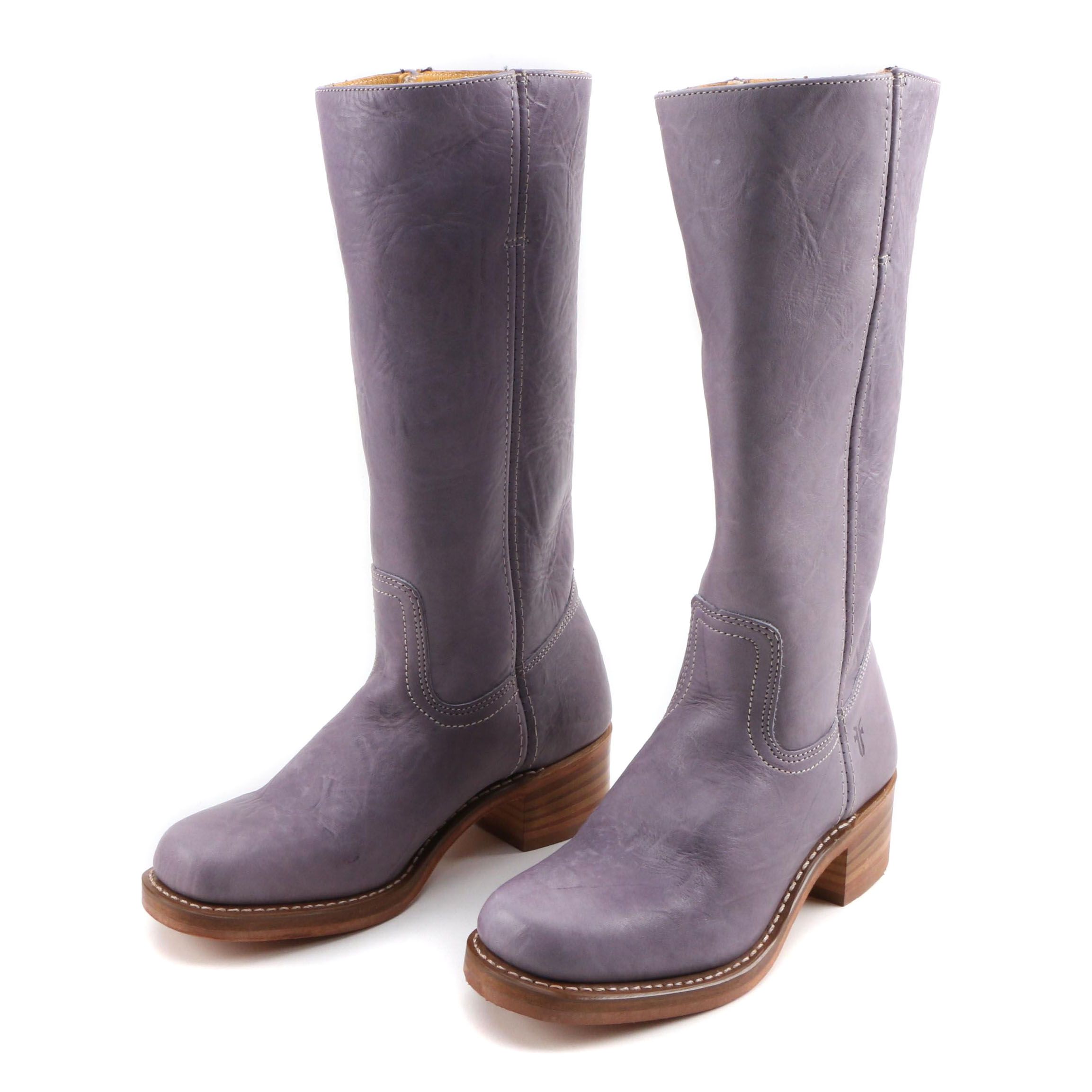 Frye 77050 Campus 14L Boots in Signature Lilac Crunch Leather