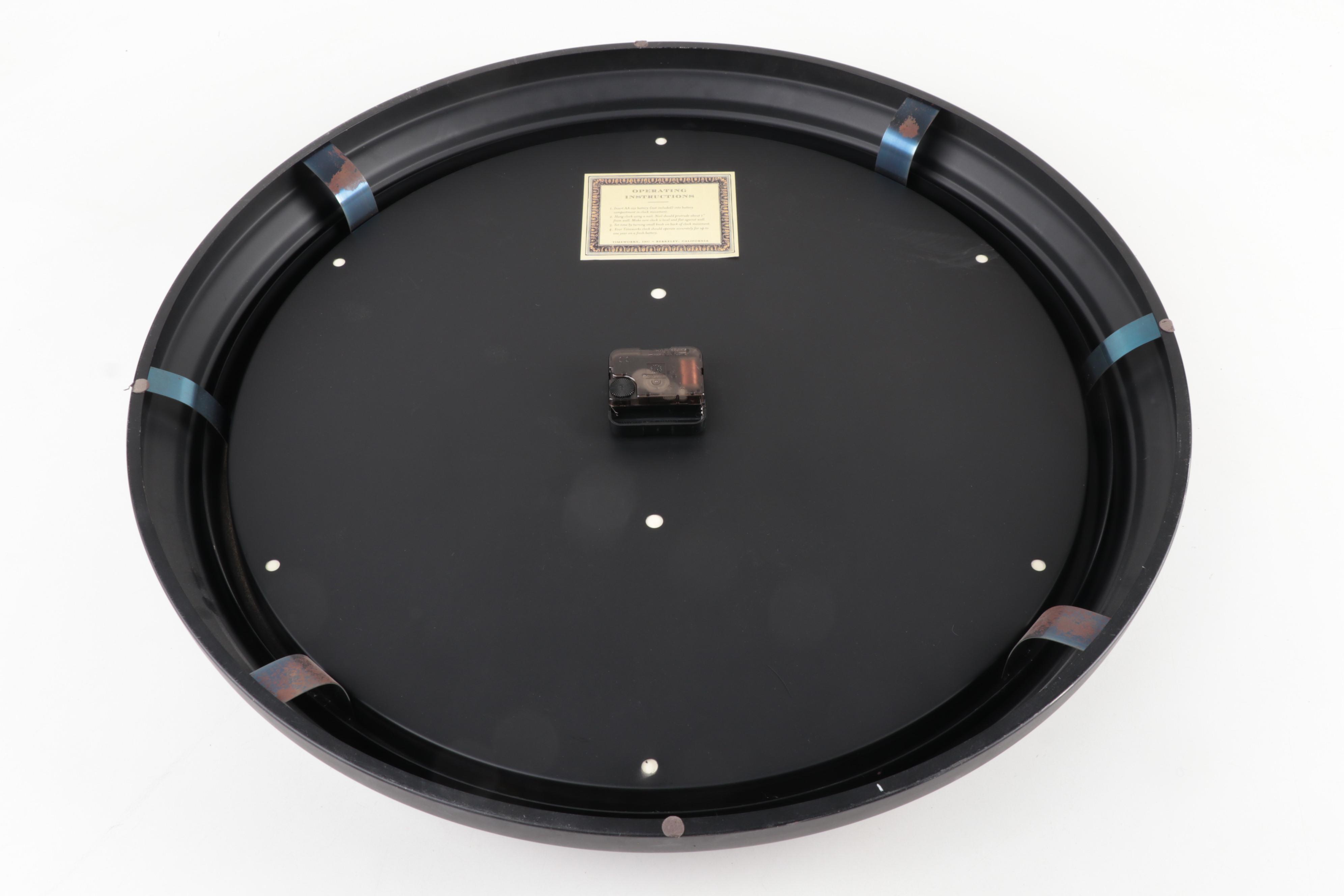 "Ball Watch Co. Cleveland" Wall Mount Clock