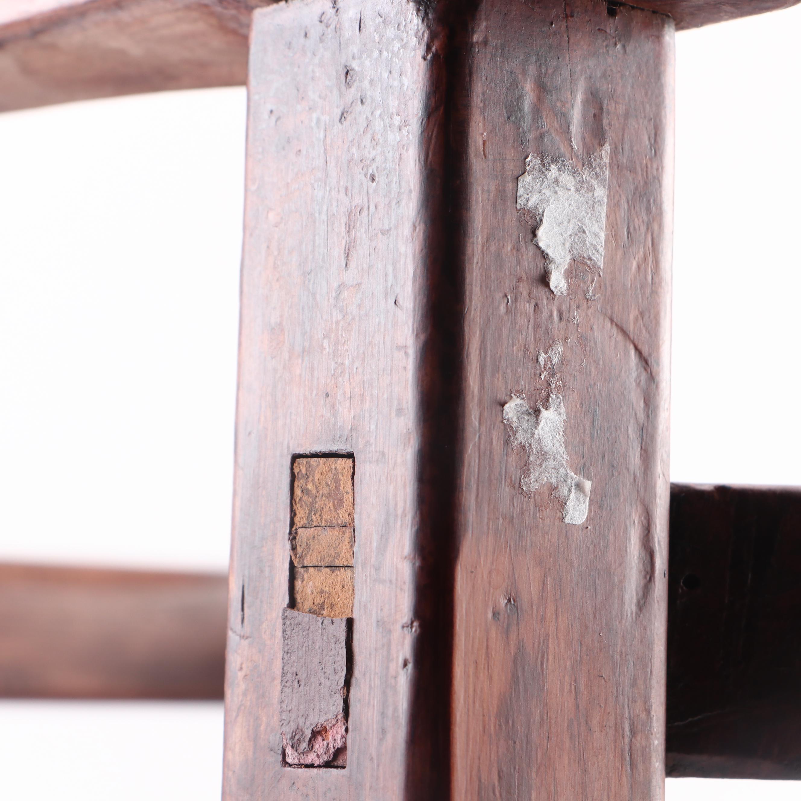 Chinese Hardwood Child's Feeding Chair, 20th Century