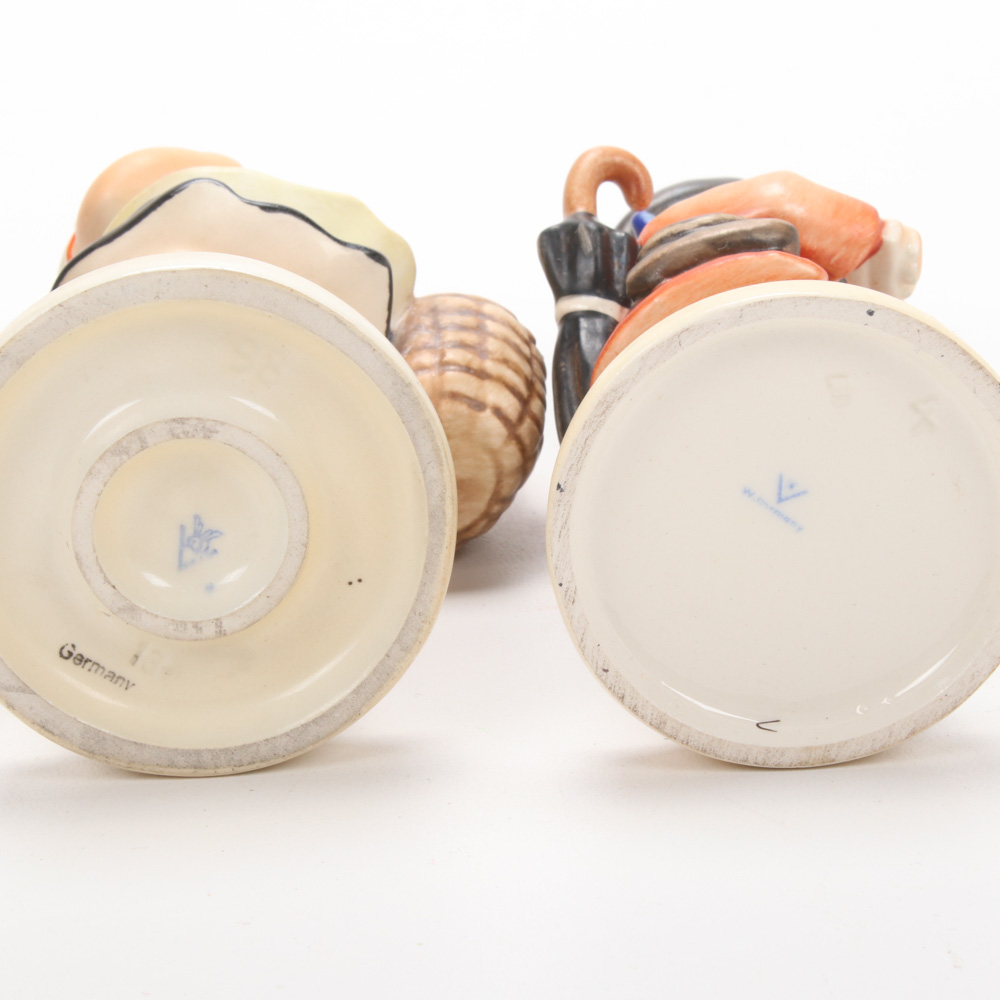 Goebel Hummel Figurines Including "Barnyard Hero," "Little Fiddler," and Others