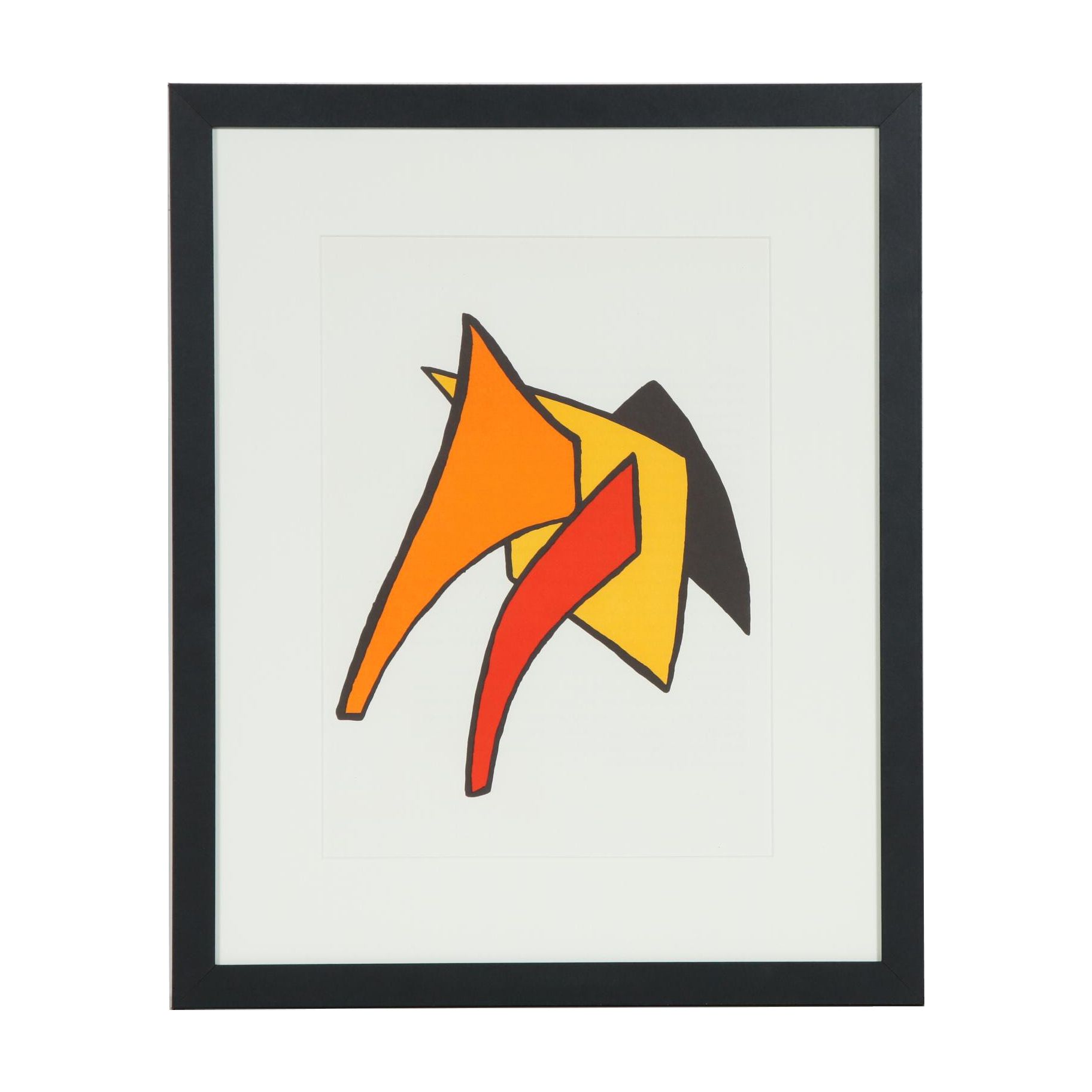 Alexander Calder Color Lithograph for "Derrière le Miroir", 1963