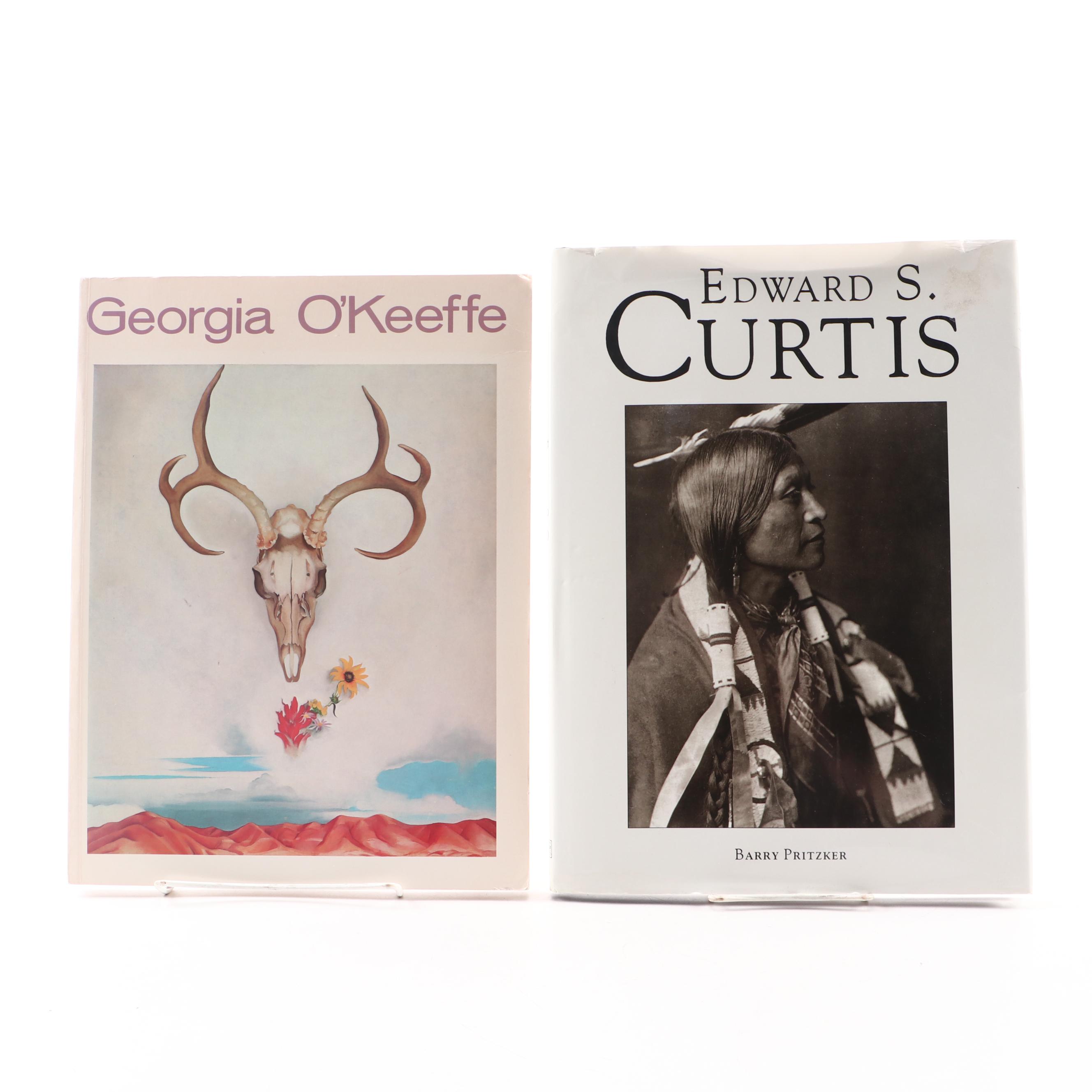 American West and Native American Art Books Including Georgia O'Keeffe