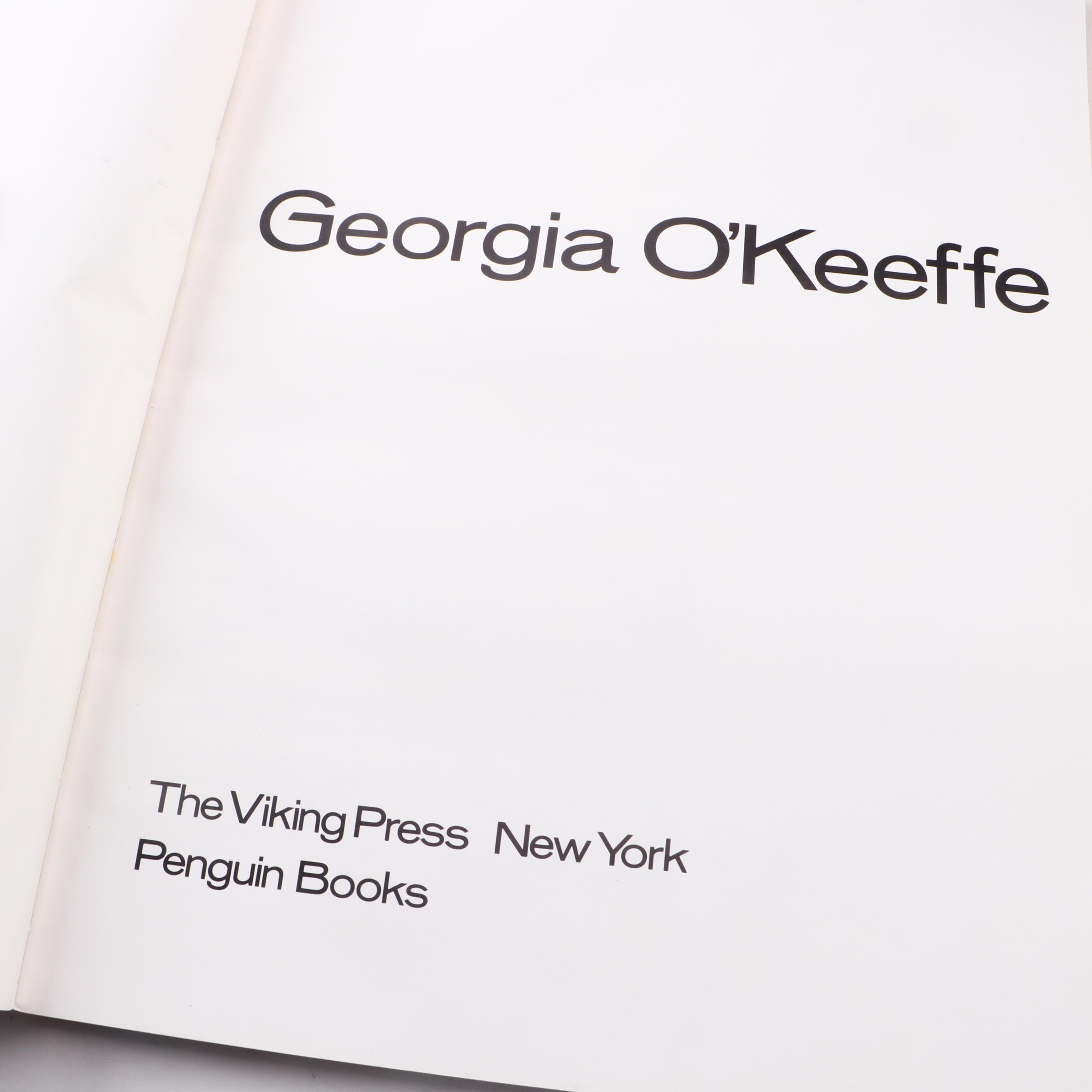 American West and Native American Art Books Including Georgia O'Keeffe