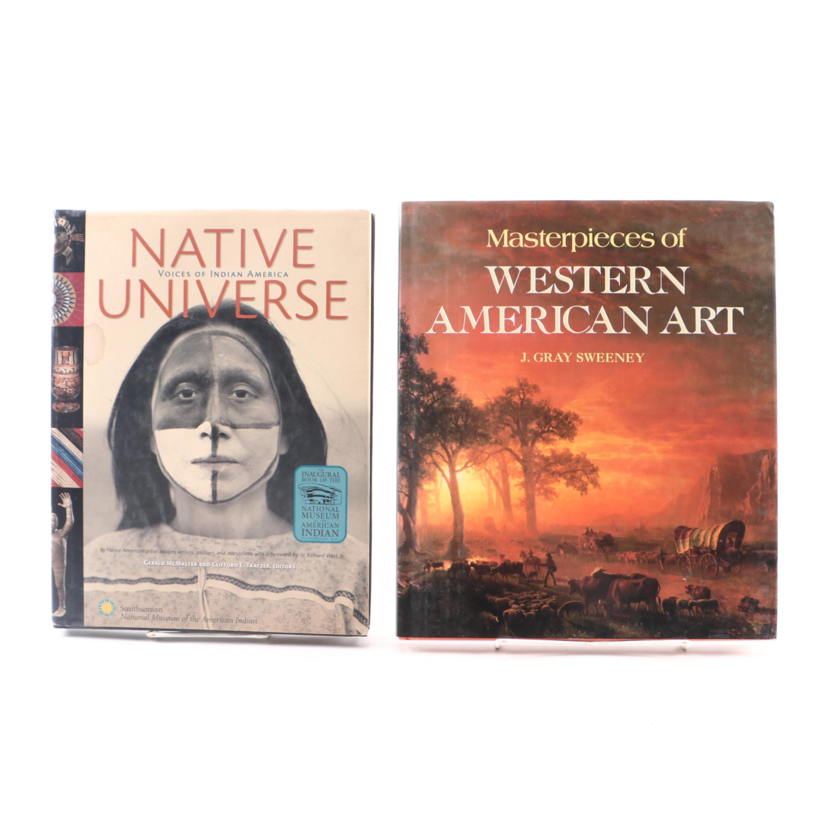 American West and Native American Art Books Including Georgia O'Keeffe