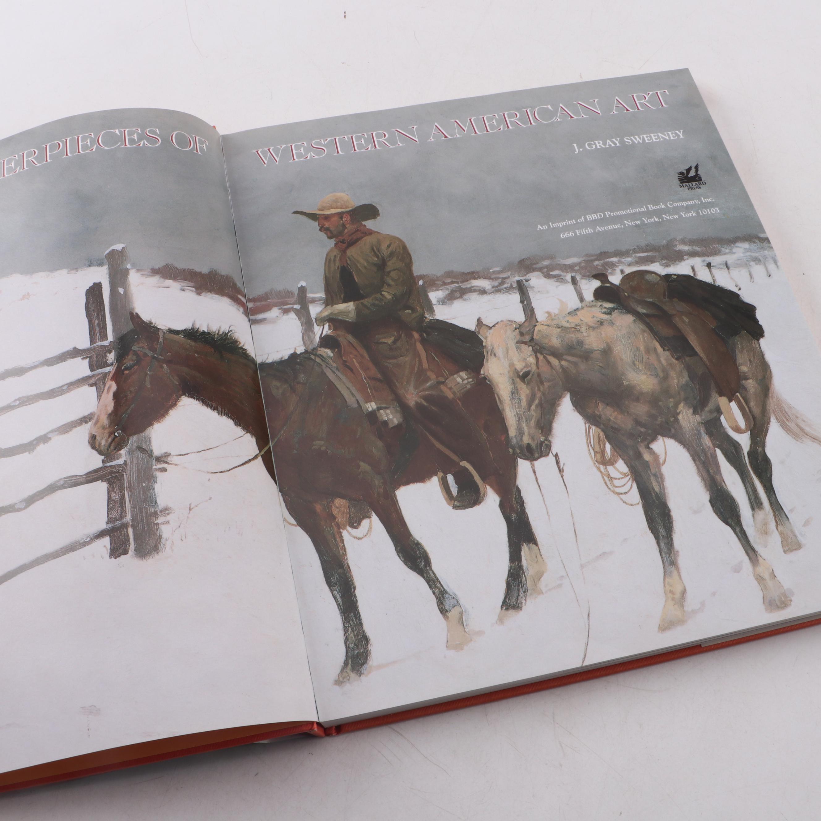 American West and Native American Art Books Including Georgia O'Keeffe