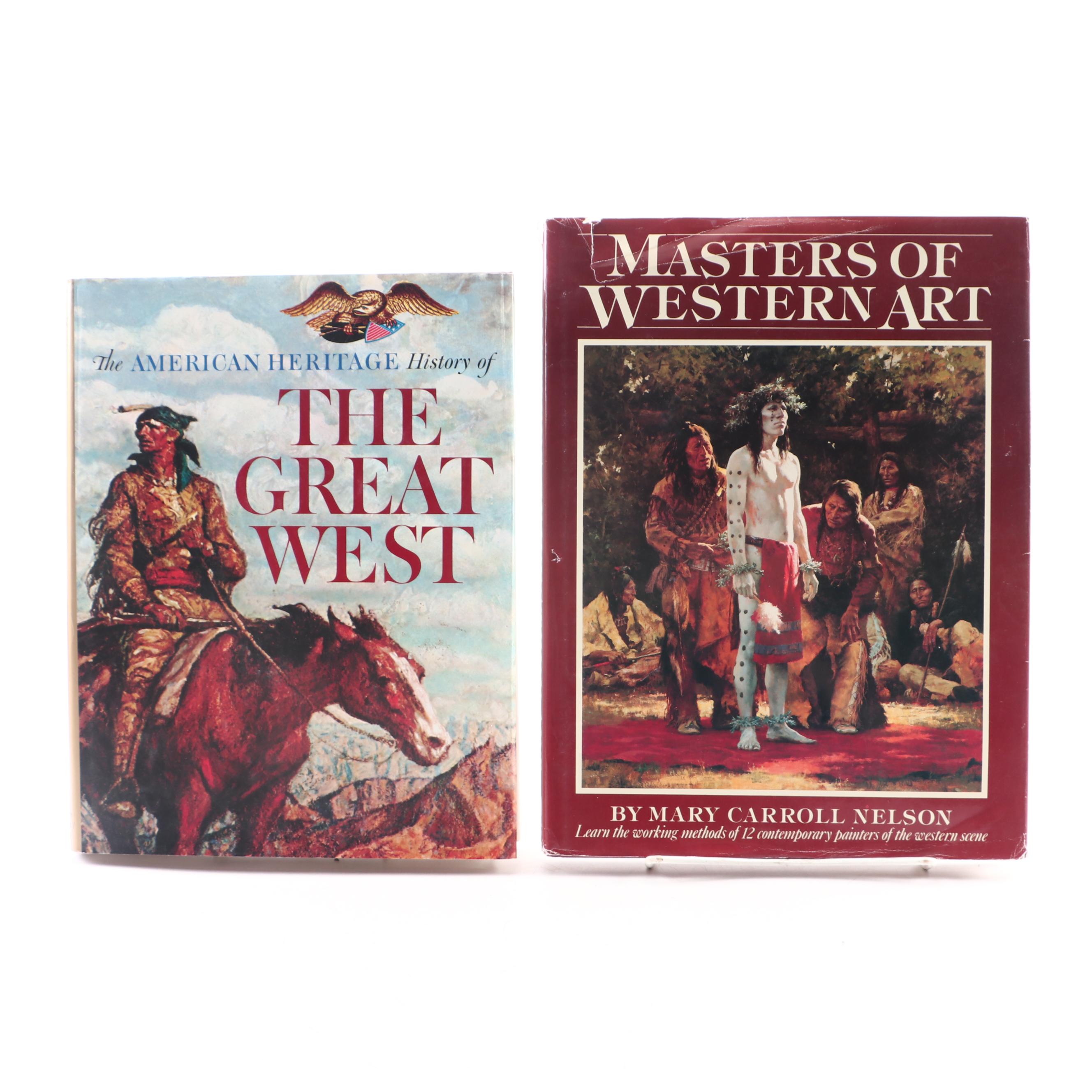 American West and Native American Art Books Including Georgia O'Keeffe