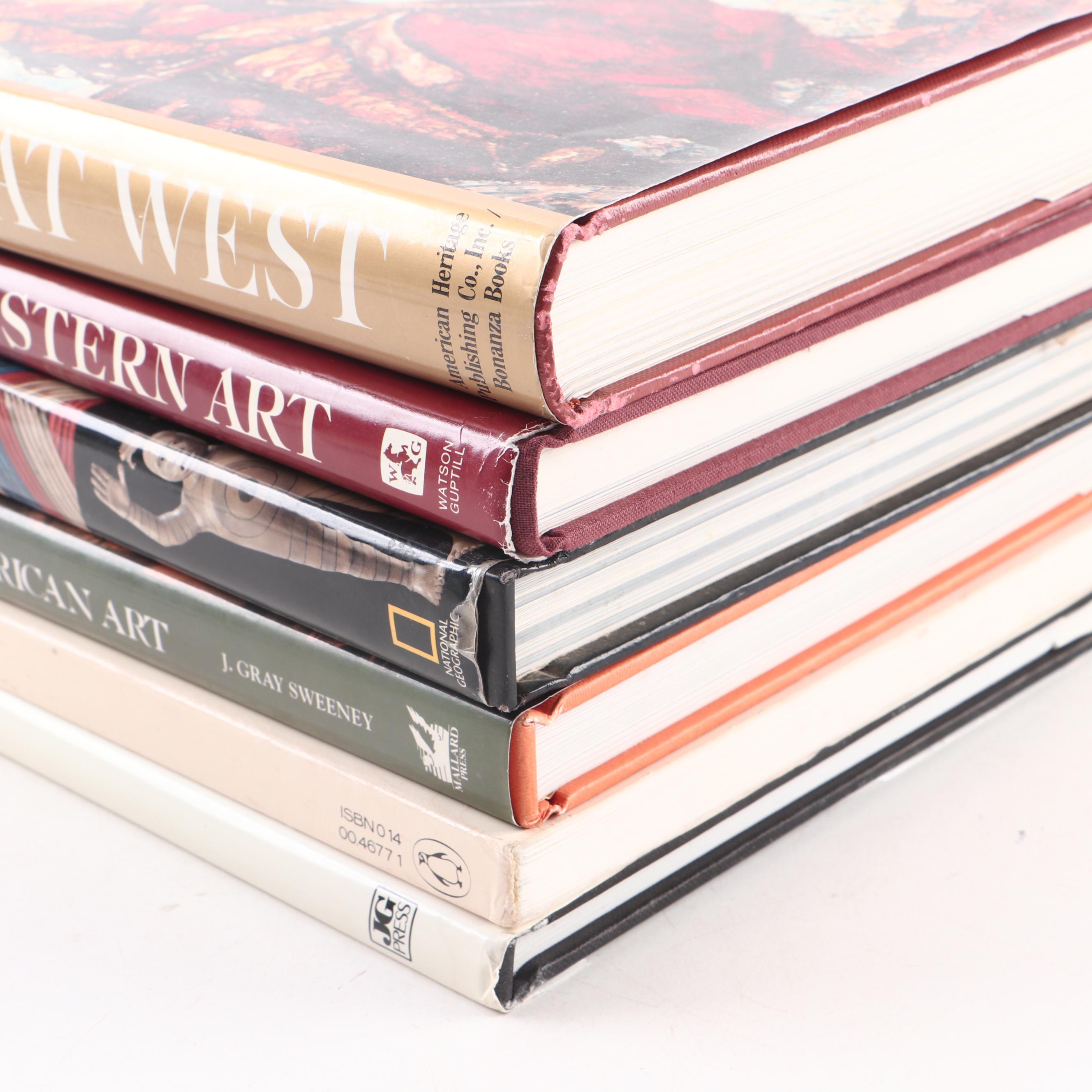 American West and Native American Art Books Including Georgia O'Keeffe