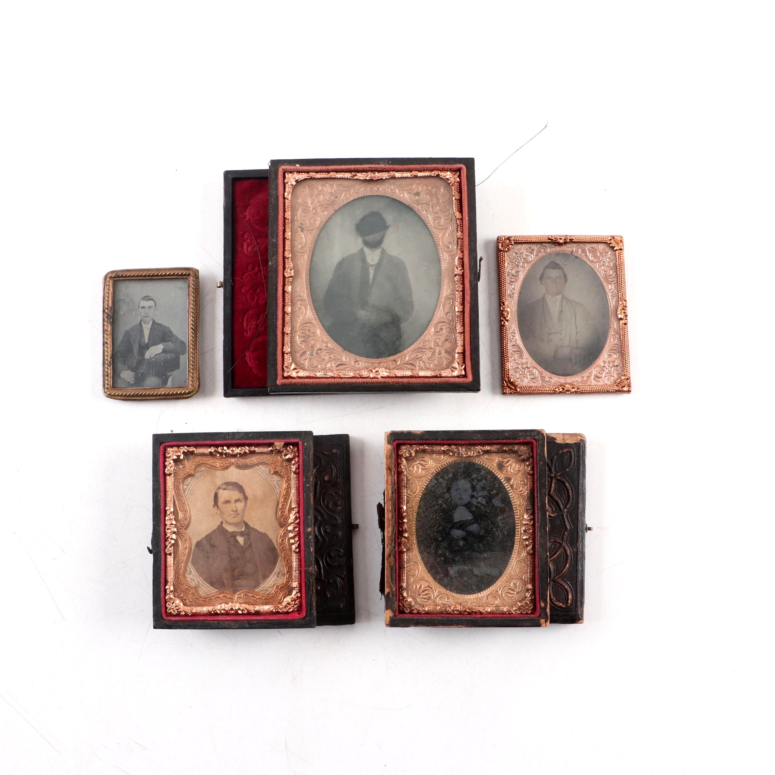Tintype Portrait Photographs, 19th Century