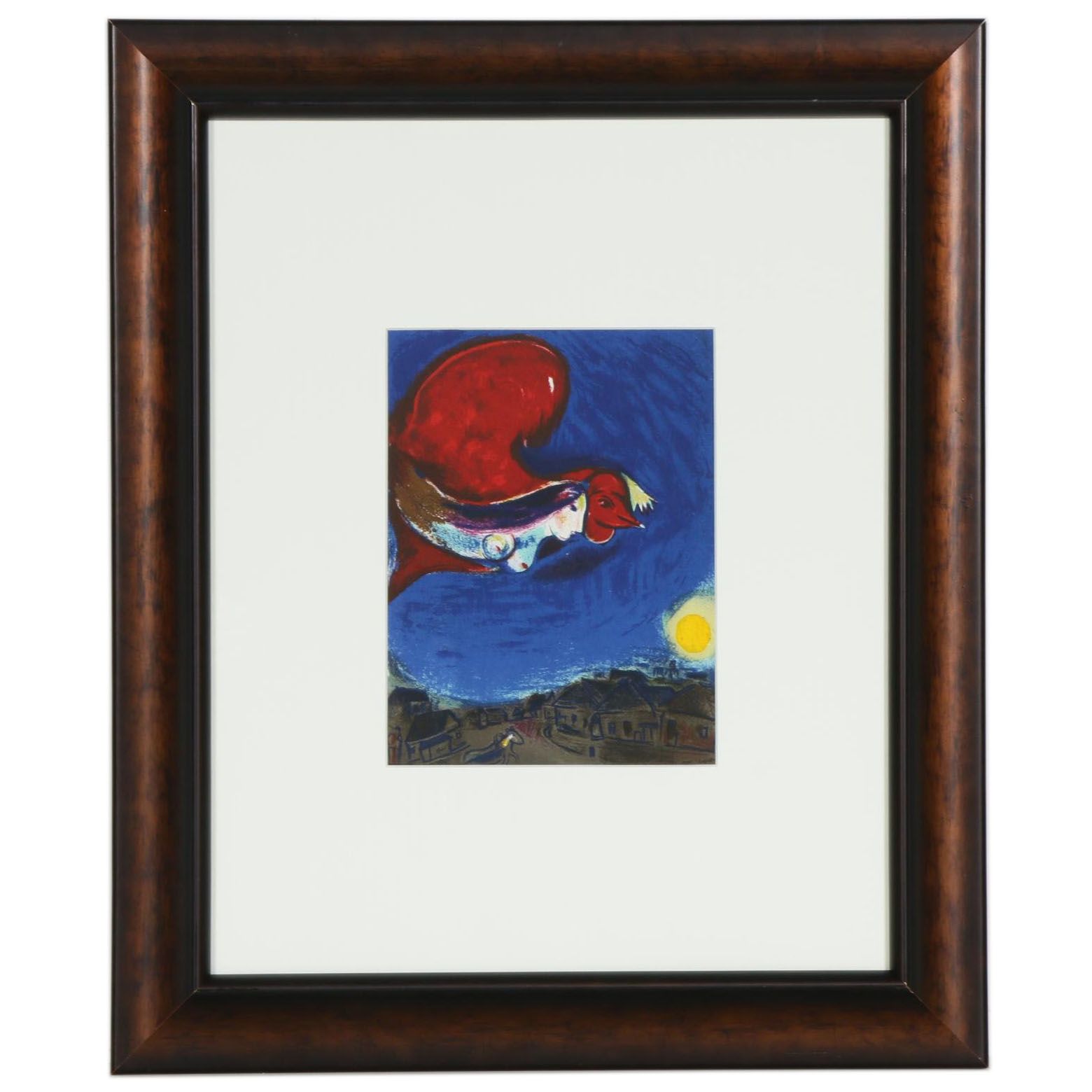 Marc Chagall Color Lithograph for "Derrière le Miroir", 1950