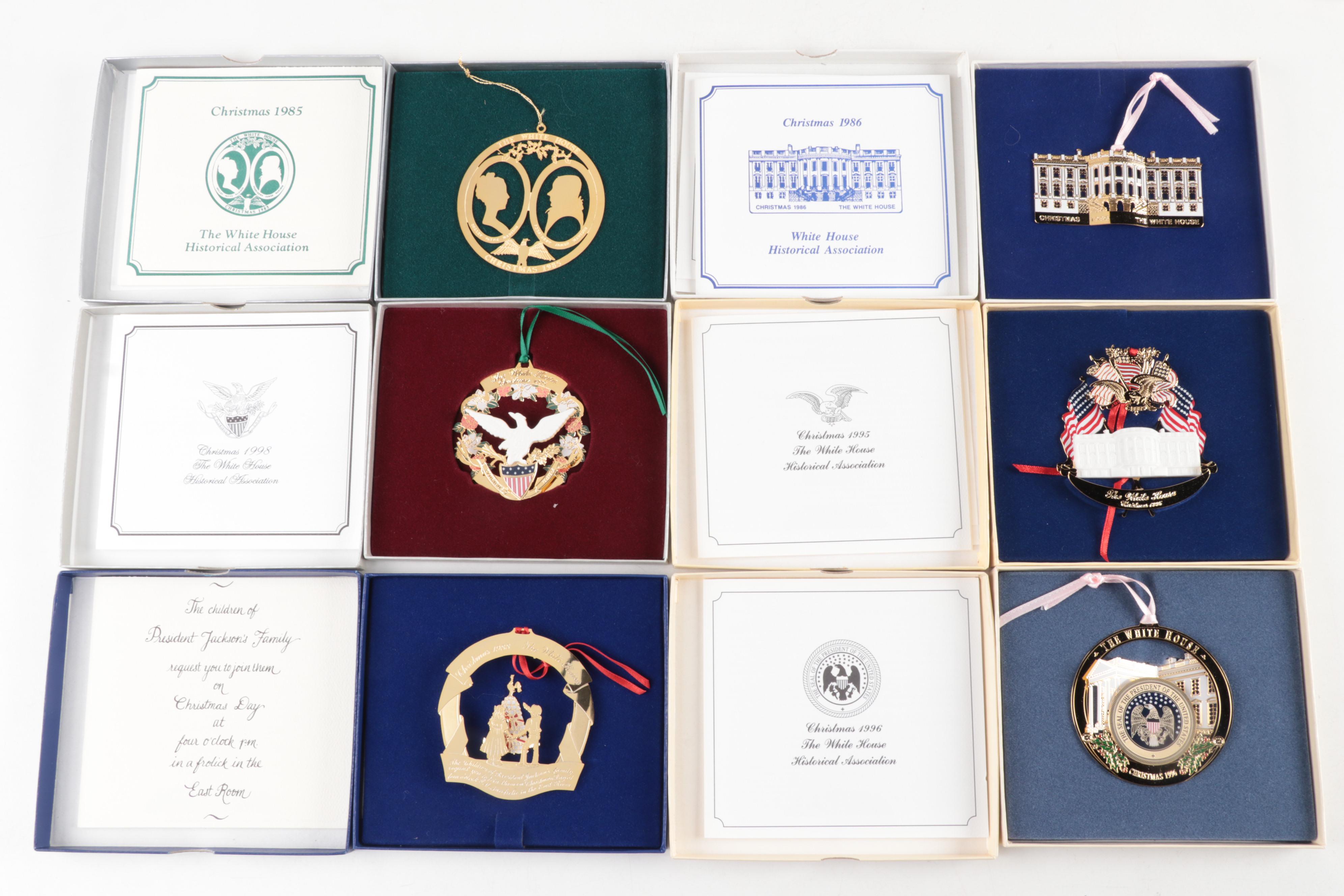 White House Historical Association Christmas Ornaments