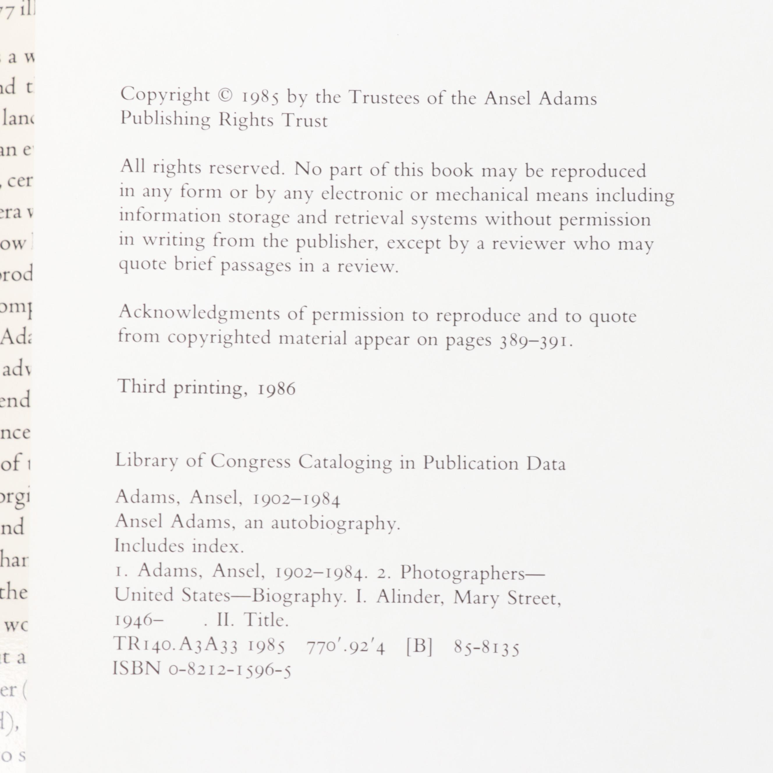 Art Books Including Ansel Adams, Frank Lloyd Wright, and Georgia O'Keeffe