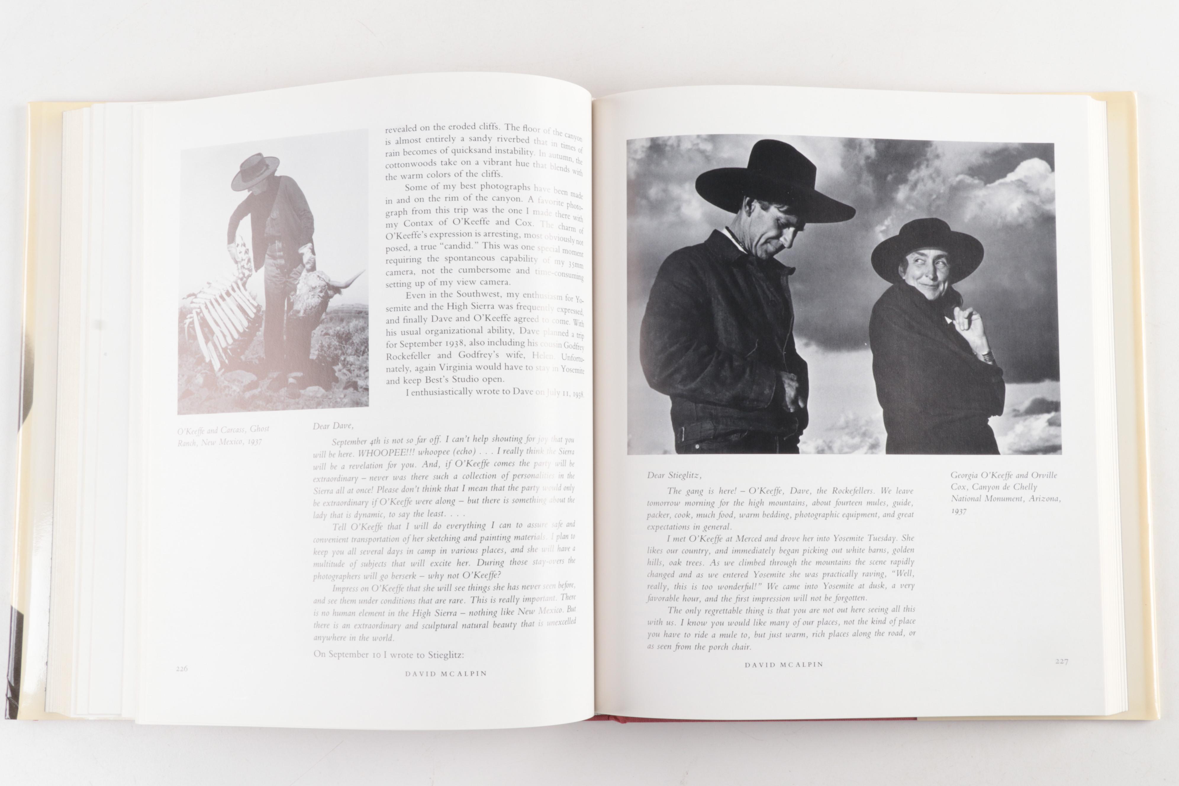 Art Books Including Ansel Adams, Frank Lloyd Wright, and Georgia O'Keeffe