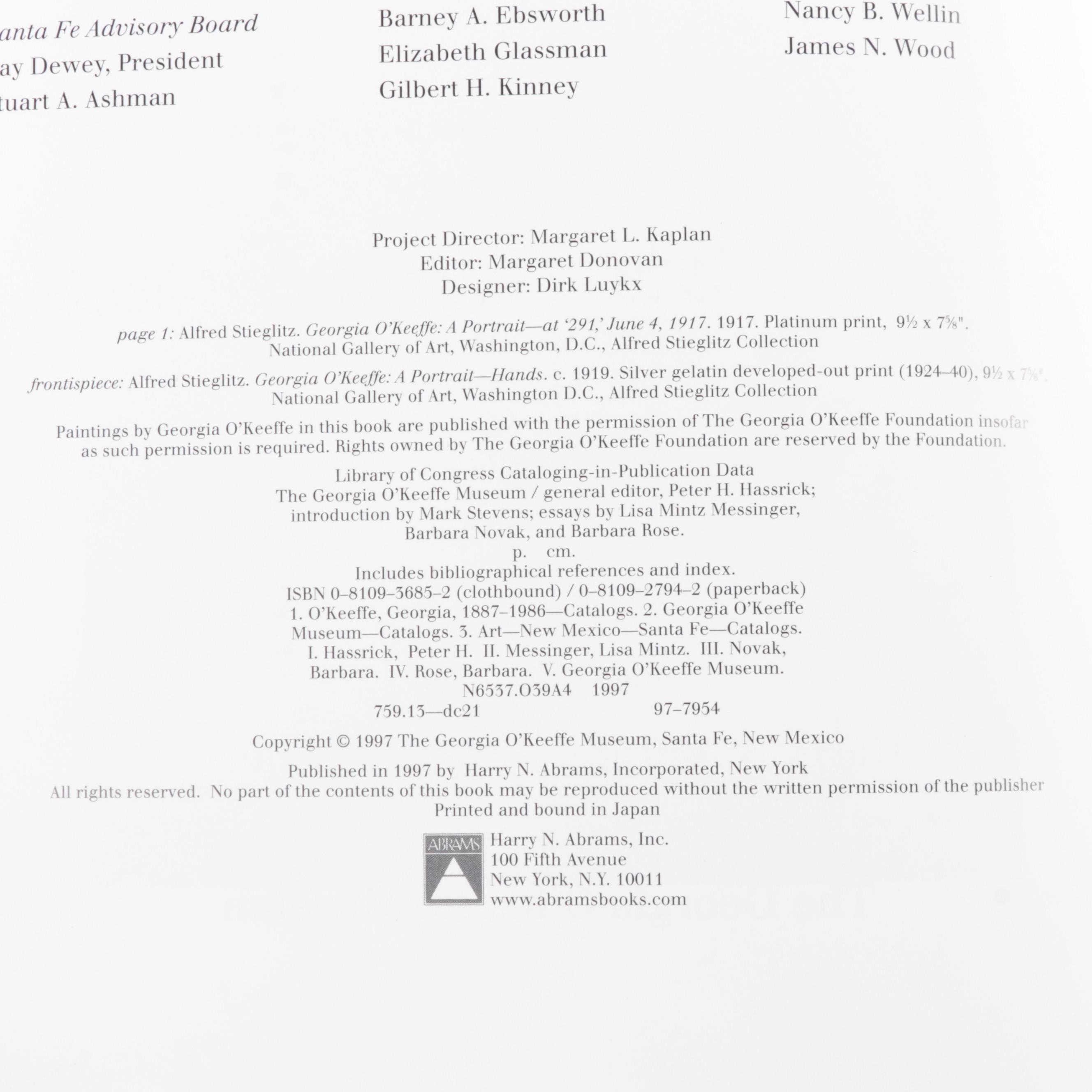 Art Books Including Ansel Adams, Frank Lloyd Wright, and Georgia O'Keeffe