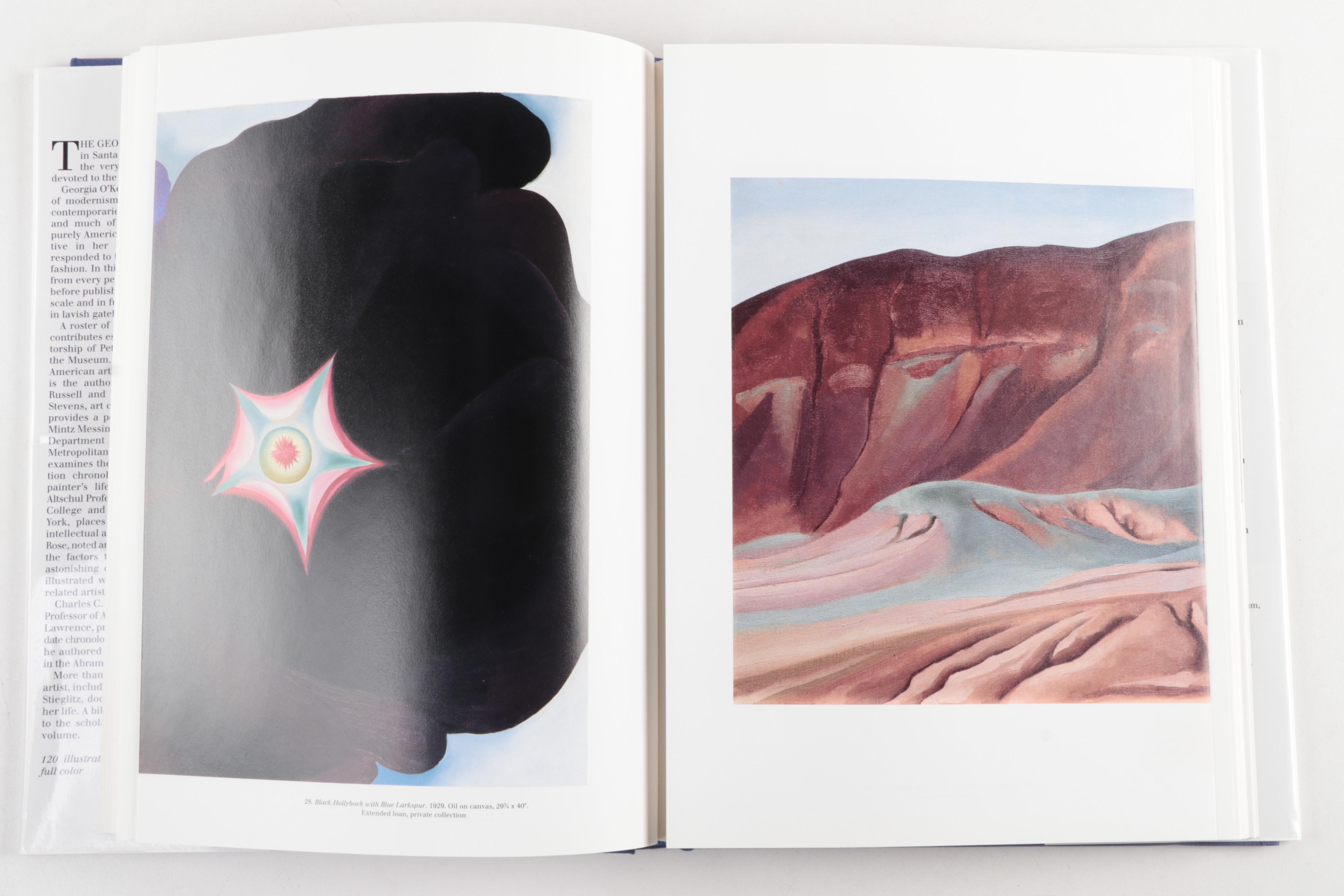 Art Books Including Ansel Adams, Frank Lloyd Wright, and Georgia O'Keeffe