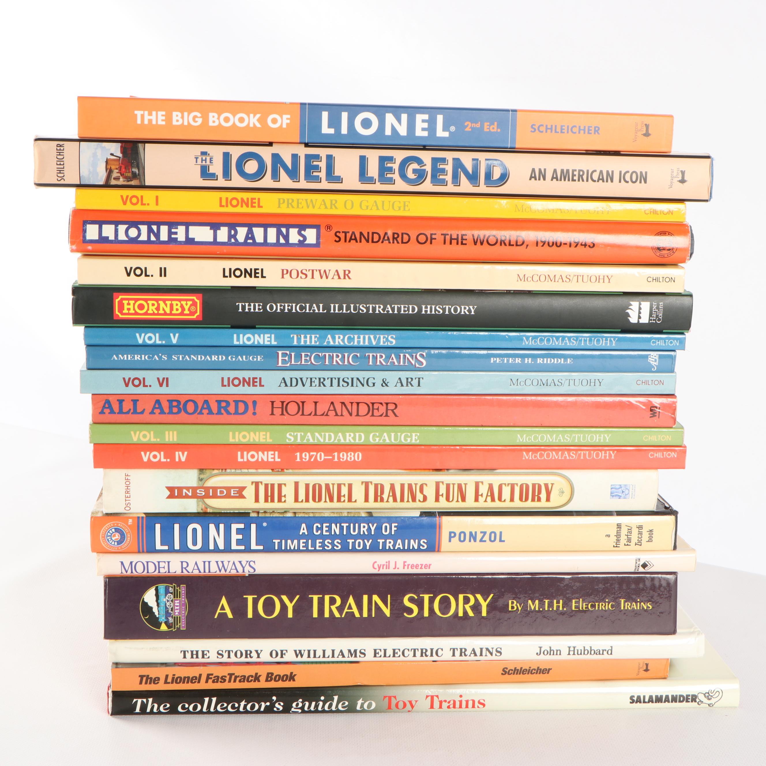 Toy Train Collecting Books Including "The Lionel Legend: An American Icon"