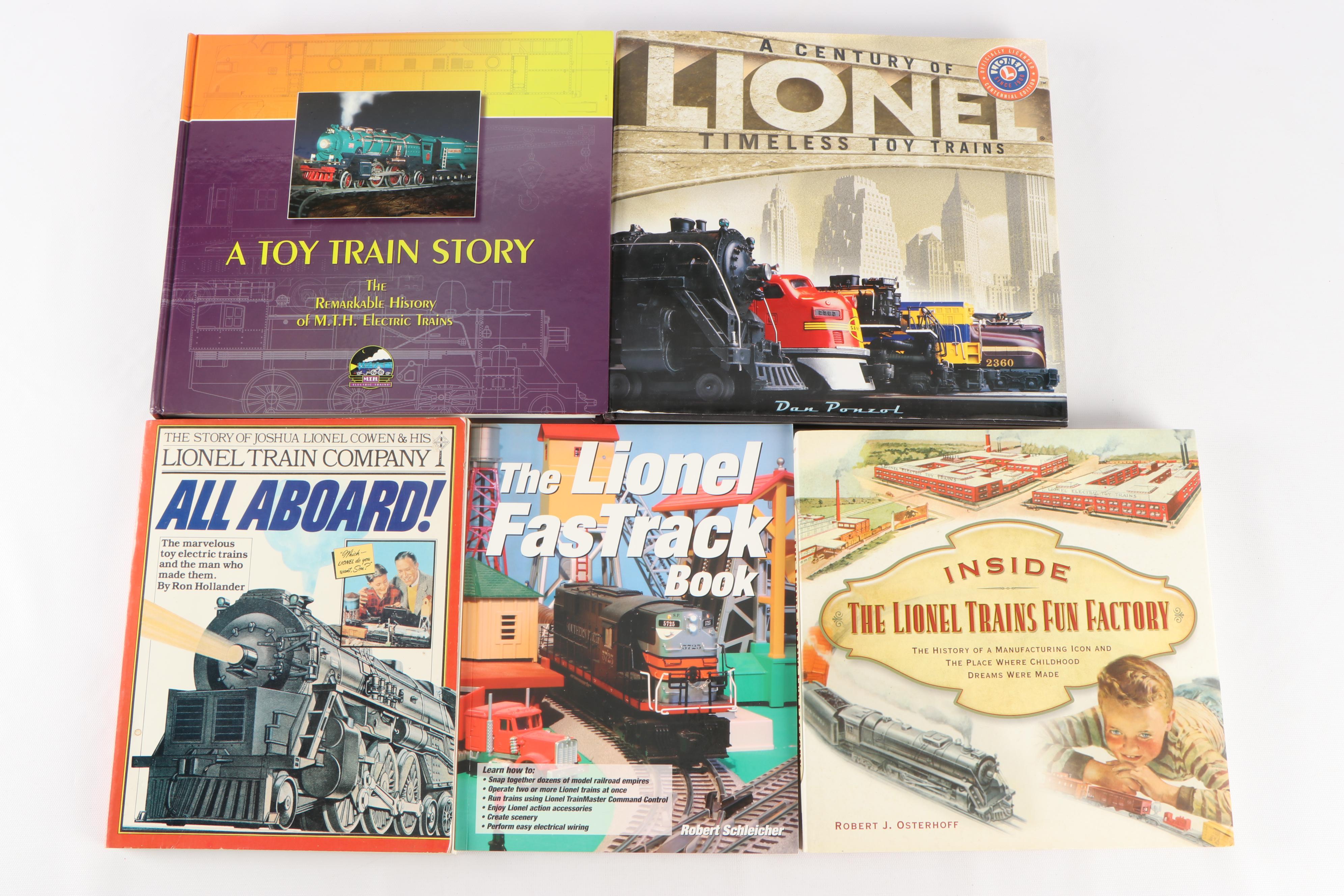 Toy Train Collecting Books Including "The Lionel Legend: An American Icon"