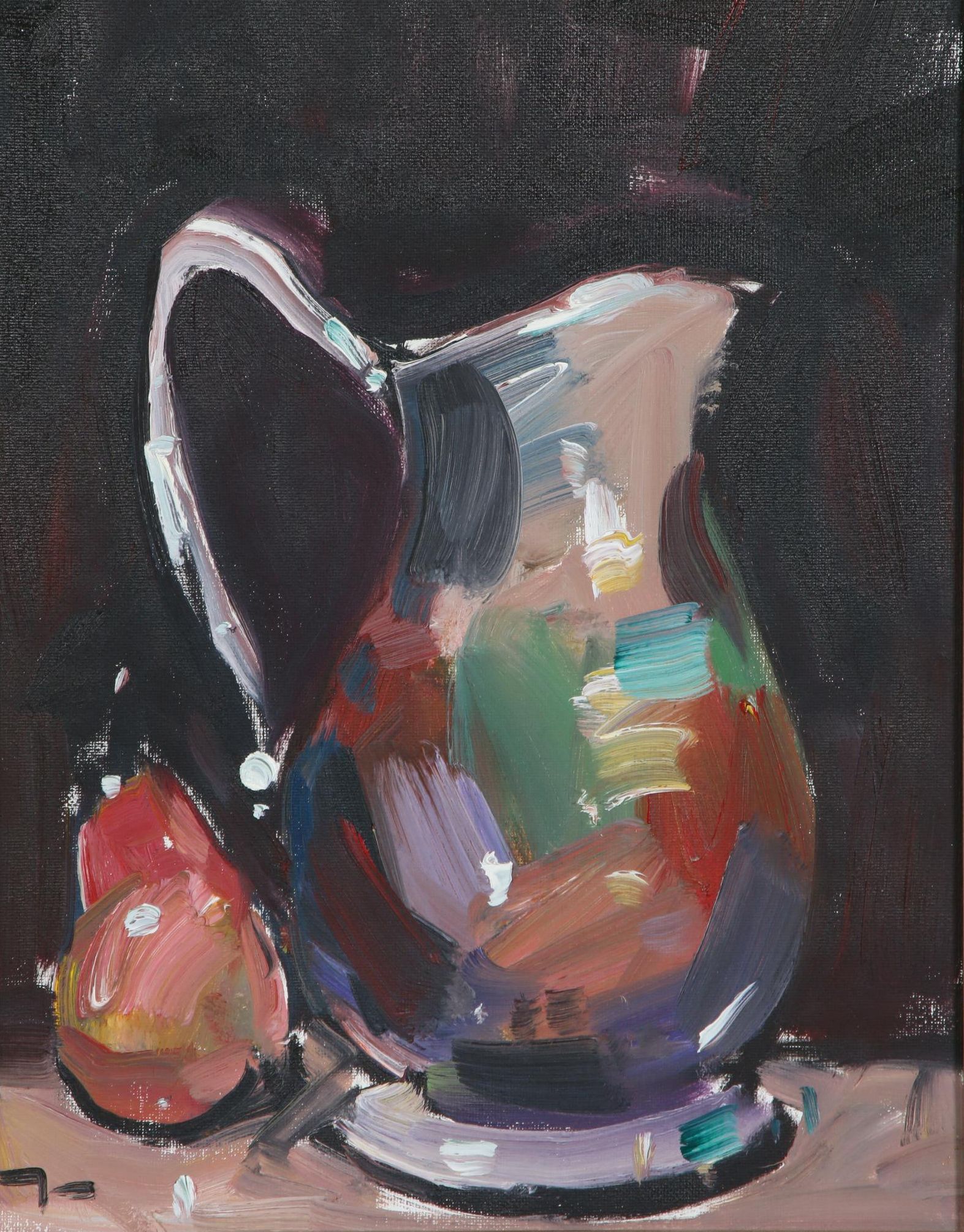 Jose Trujillo Oil Painting "The Pitcher"