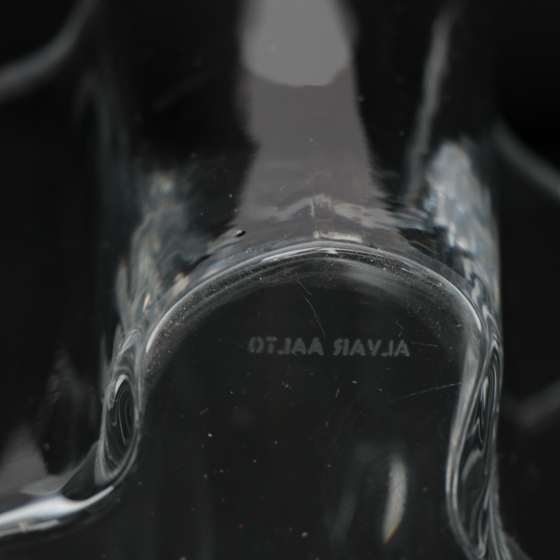 Alvar Aalto for Iittala Finnish Modern Glass Flower Vase