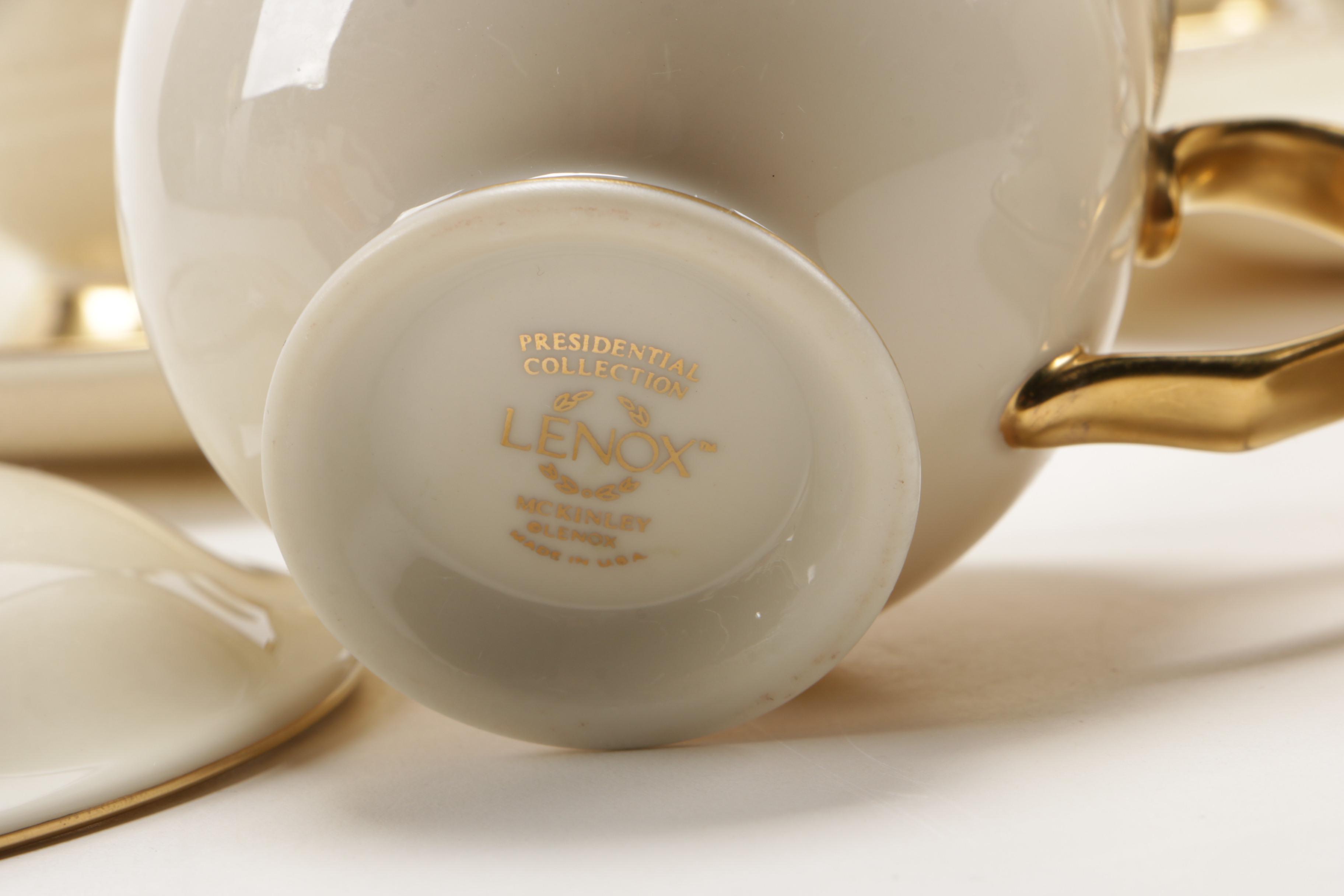 Lenox "McKinley" Bone China Dinnerware, Presidential Series, 1984 - 2005