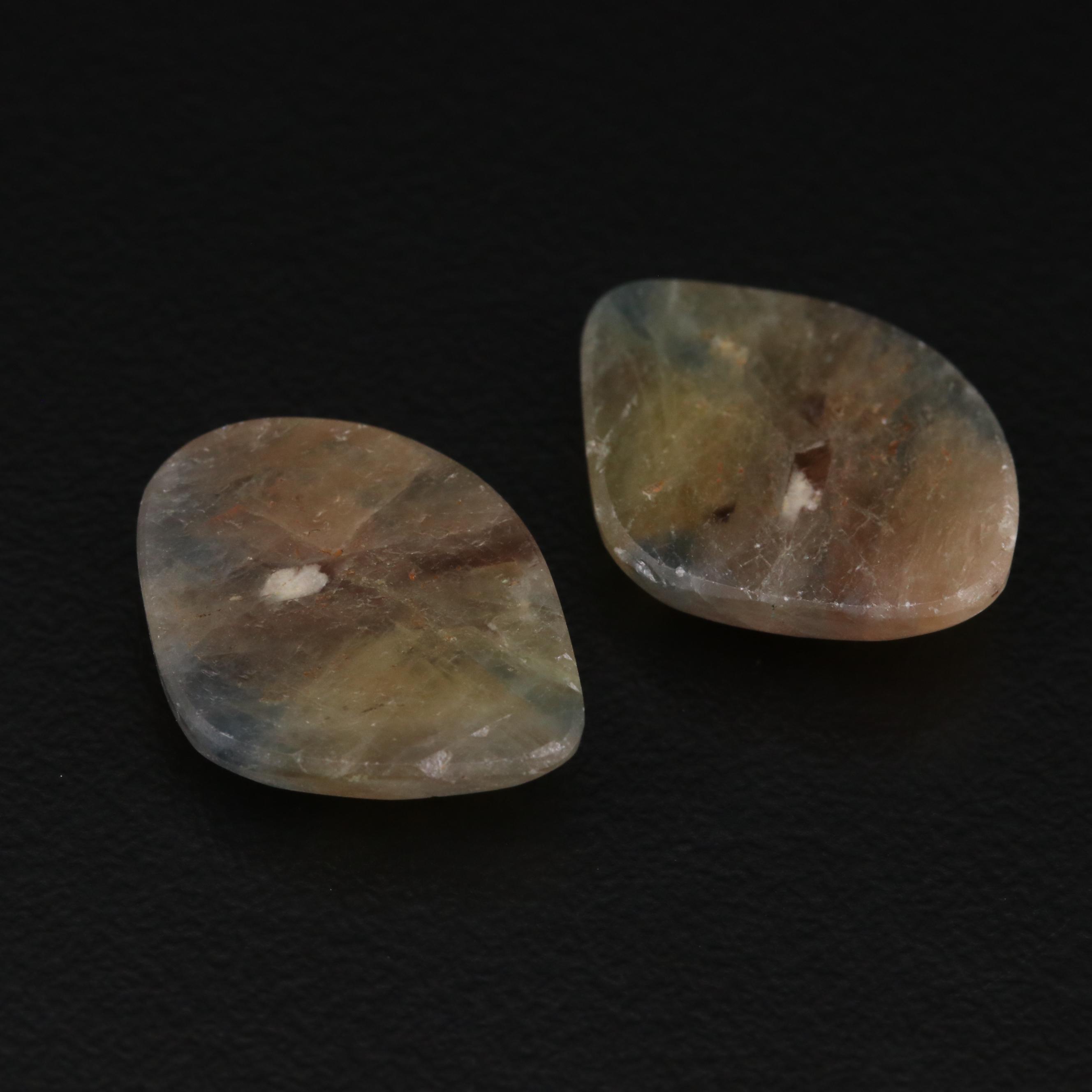 Loose 22.23 CTW Corundum Faceted Cabochons