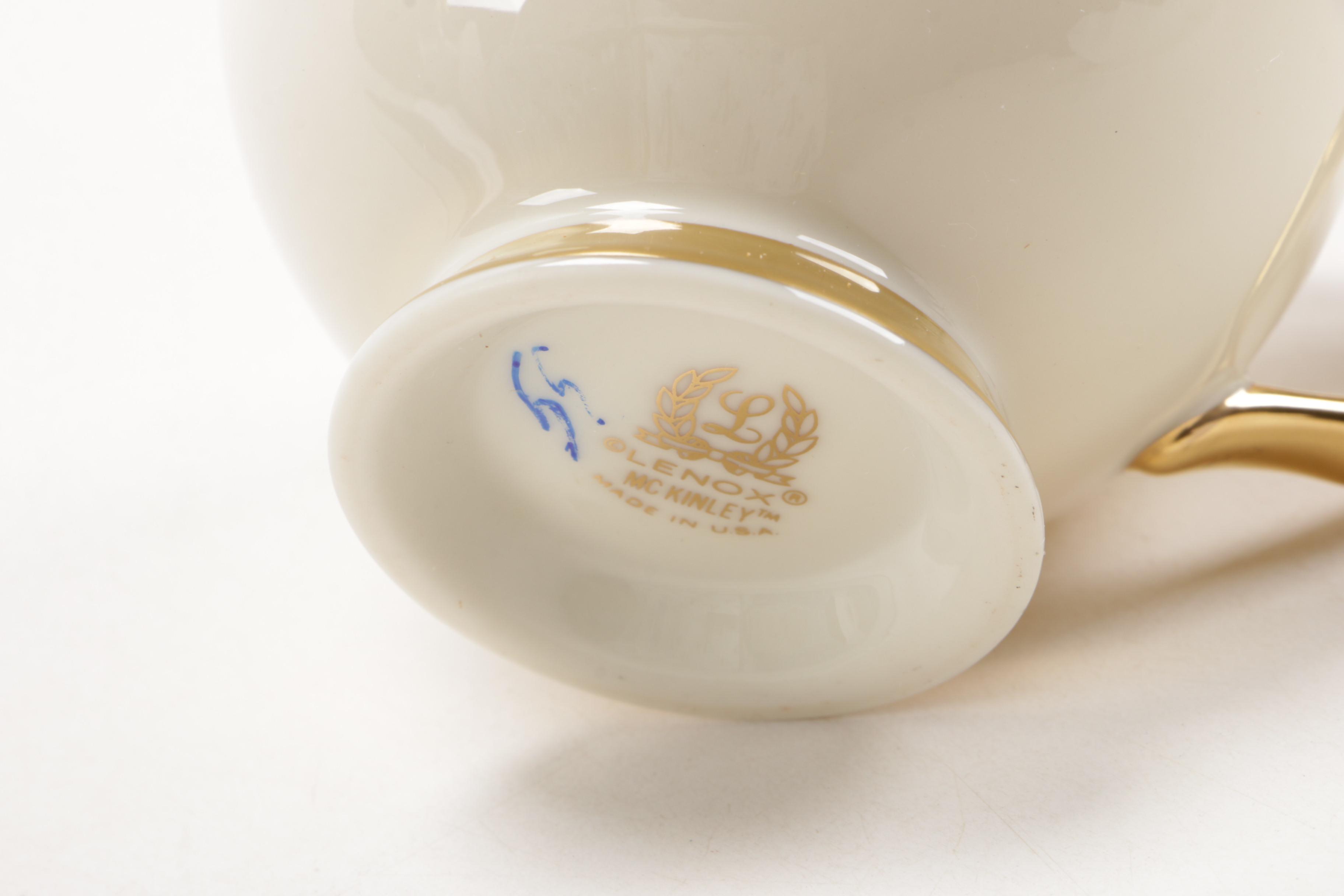 Lenox "McKinley" Bone China Dinnerware, Presidential Series, 1984 - 2005