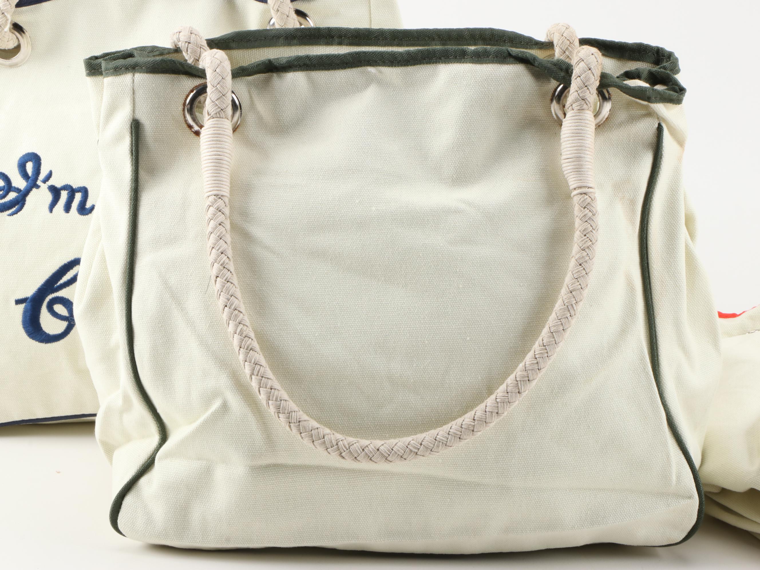 Anya Hindmarch "I'm Not a Plastic Bag" Canvas Totes