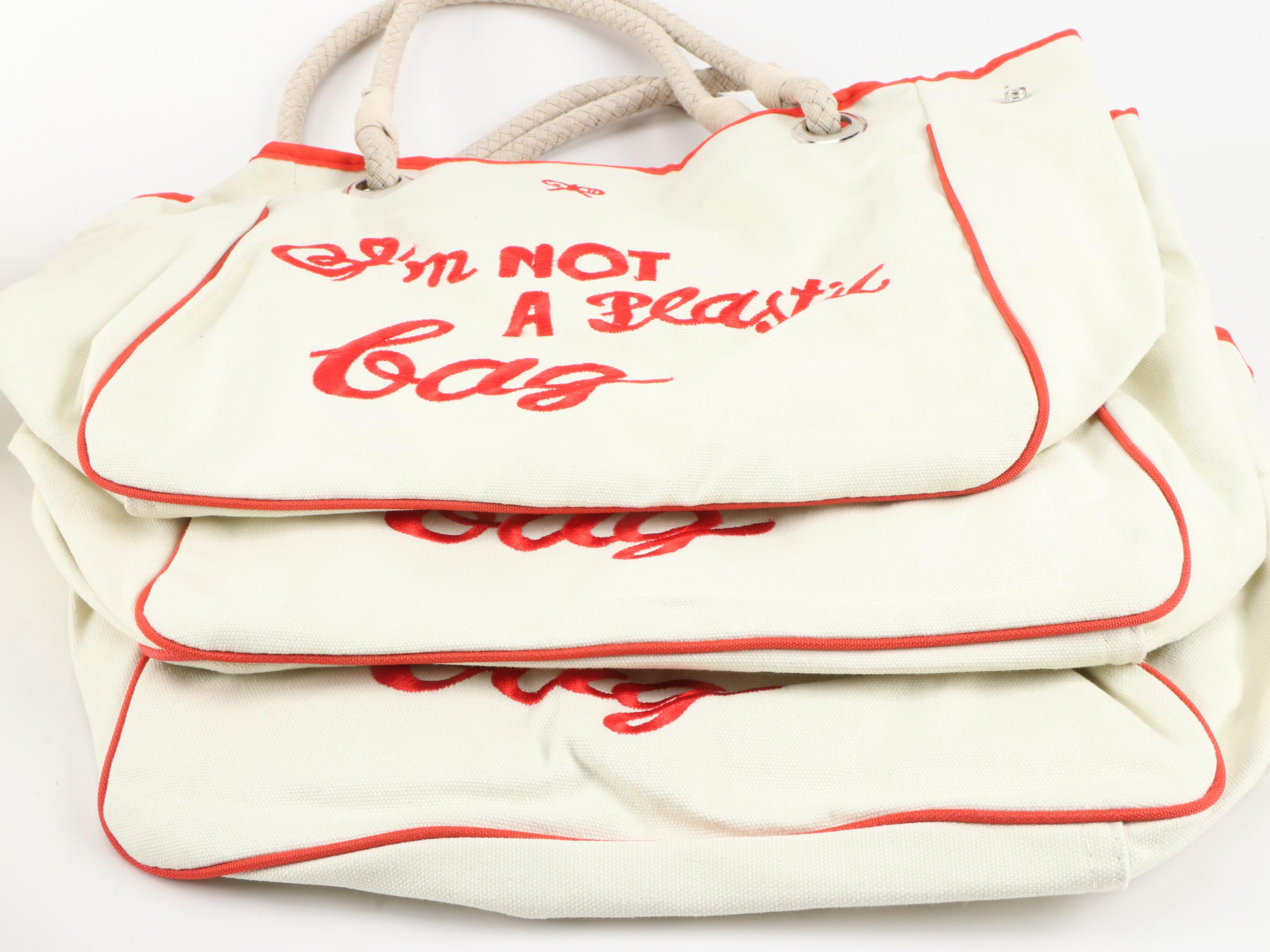 Anya Hindmarch "I'm Not a Plastic Bag" Canvas Totes