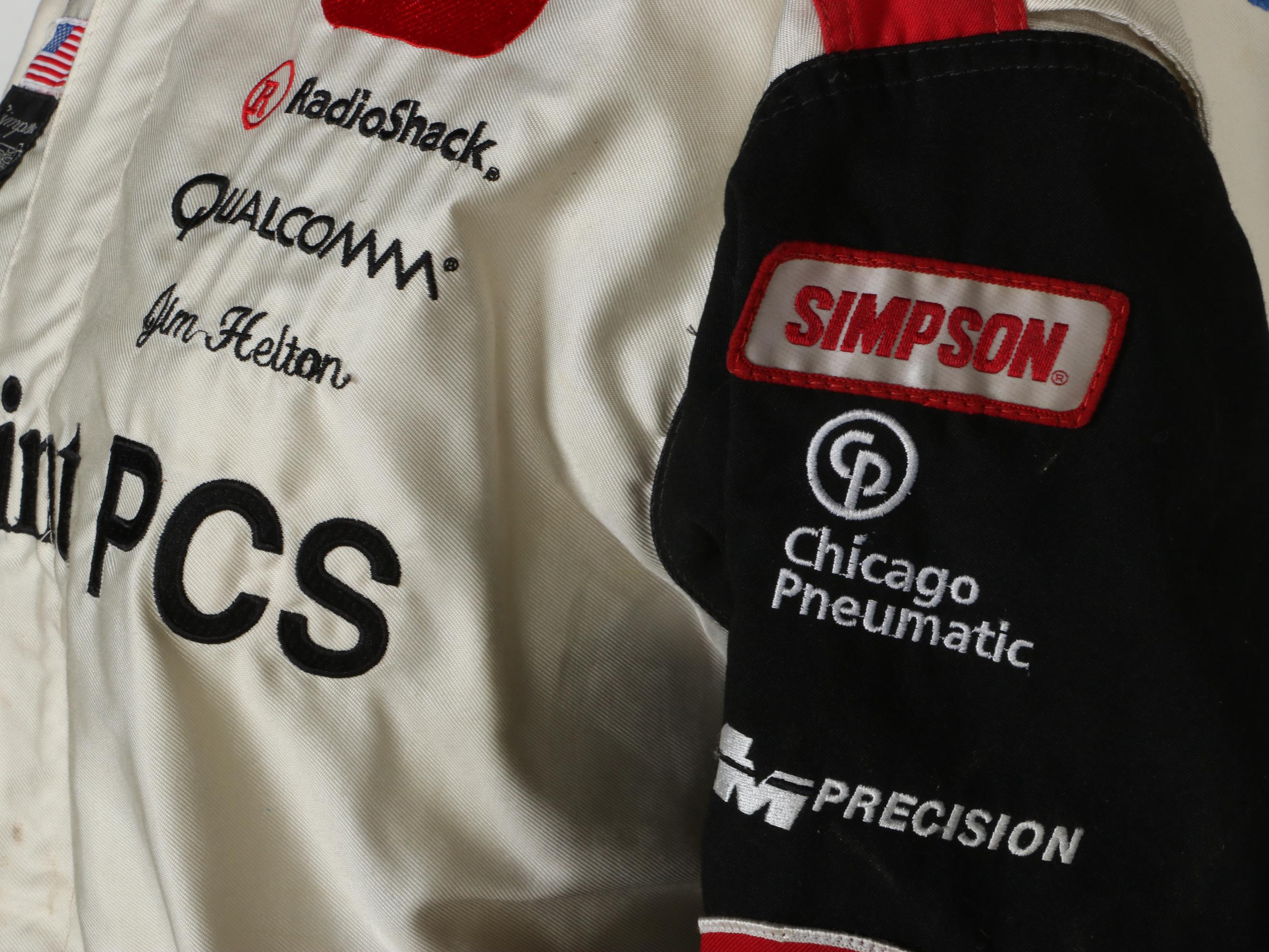 Arie Luyendyk Signed Simpson Racing Products Custom Suit and Shirts