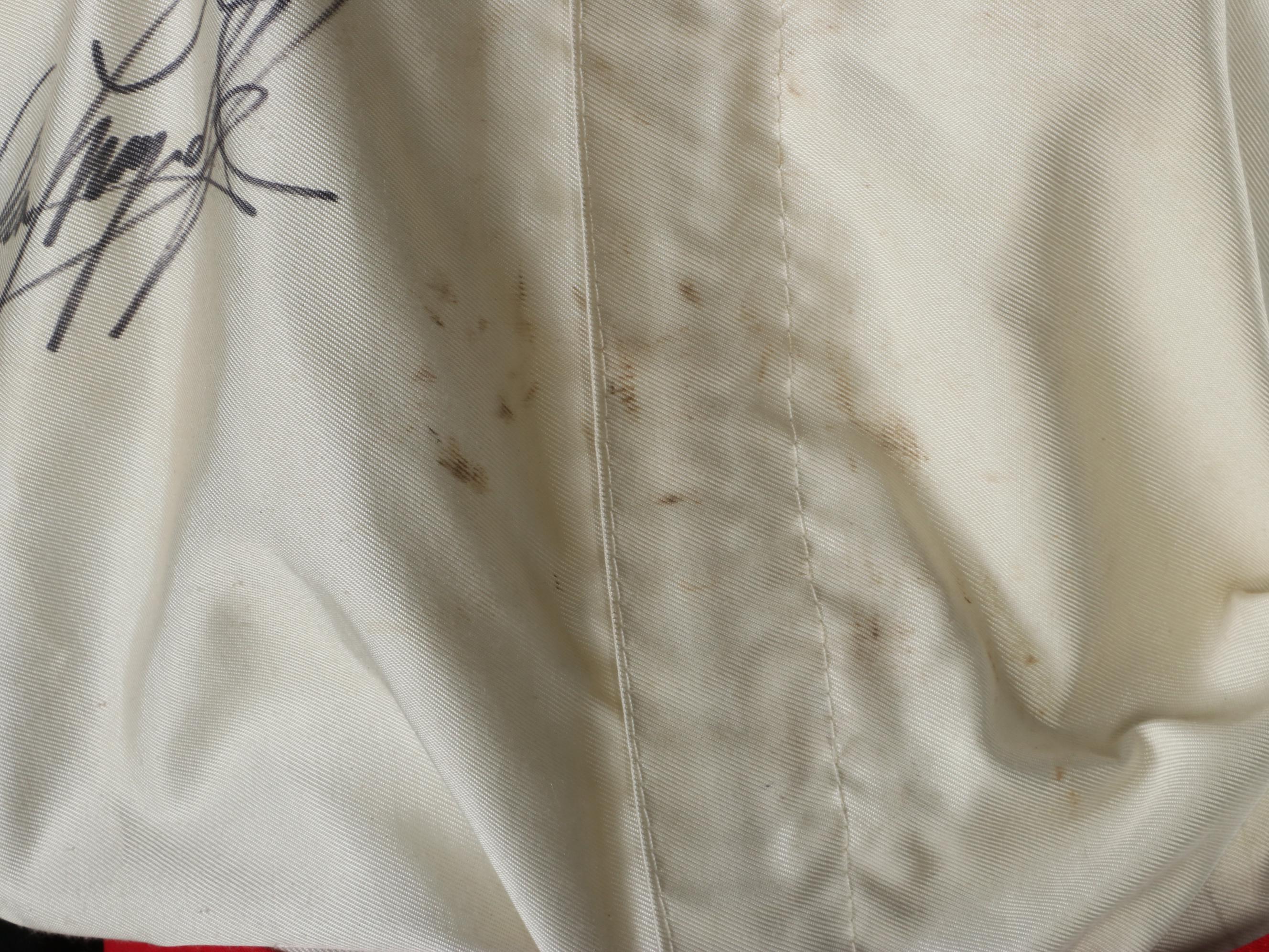 Arie Luyendyk Signed Simpson Racing Products Custom Suit and Shirts