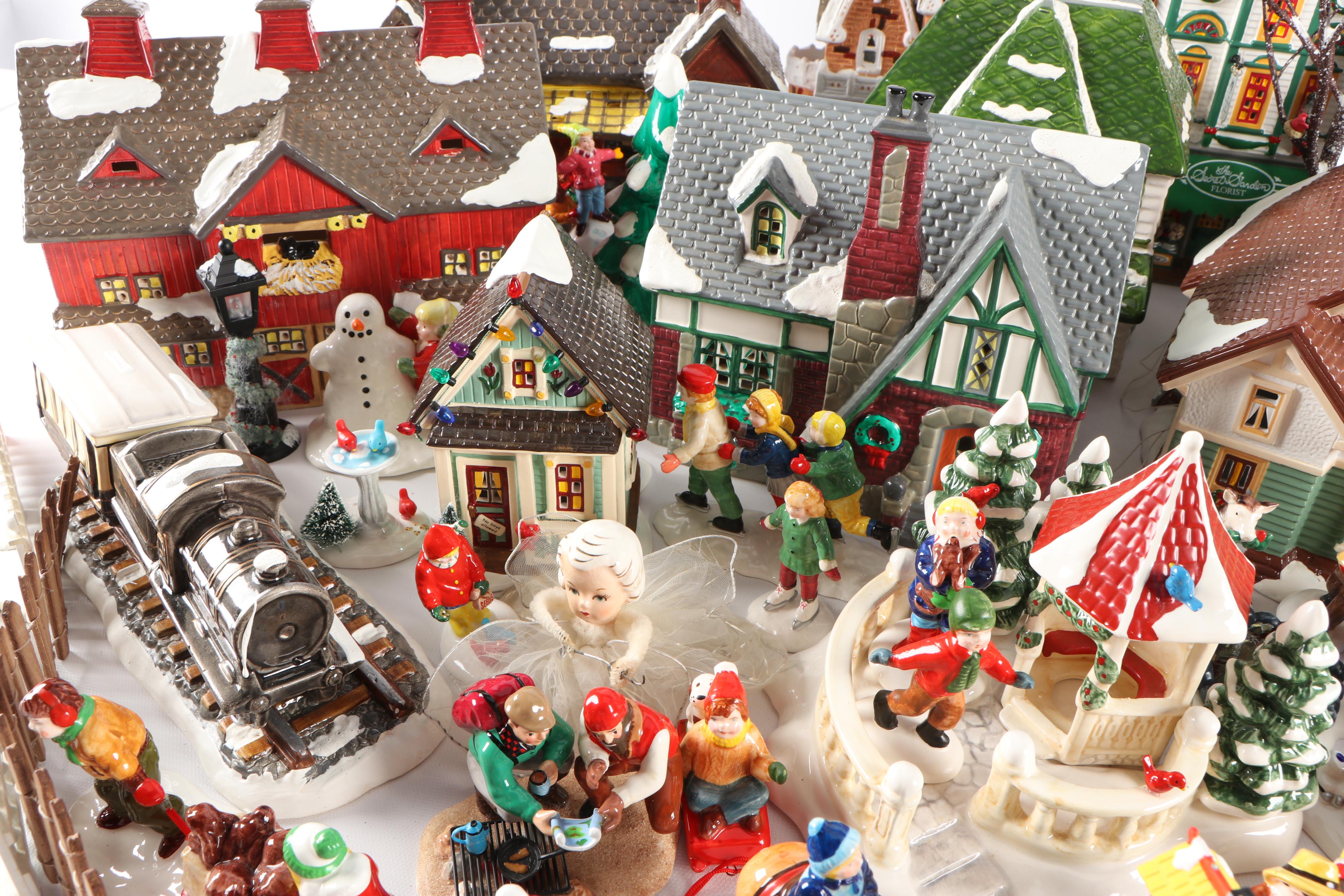 Department 56 "Snow Village" Houses and Accessories and Other Christmas Decor