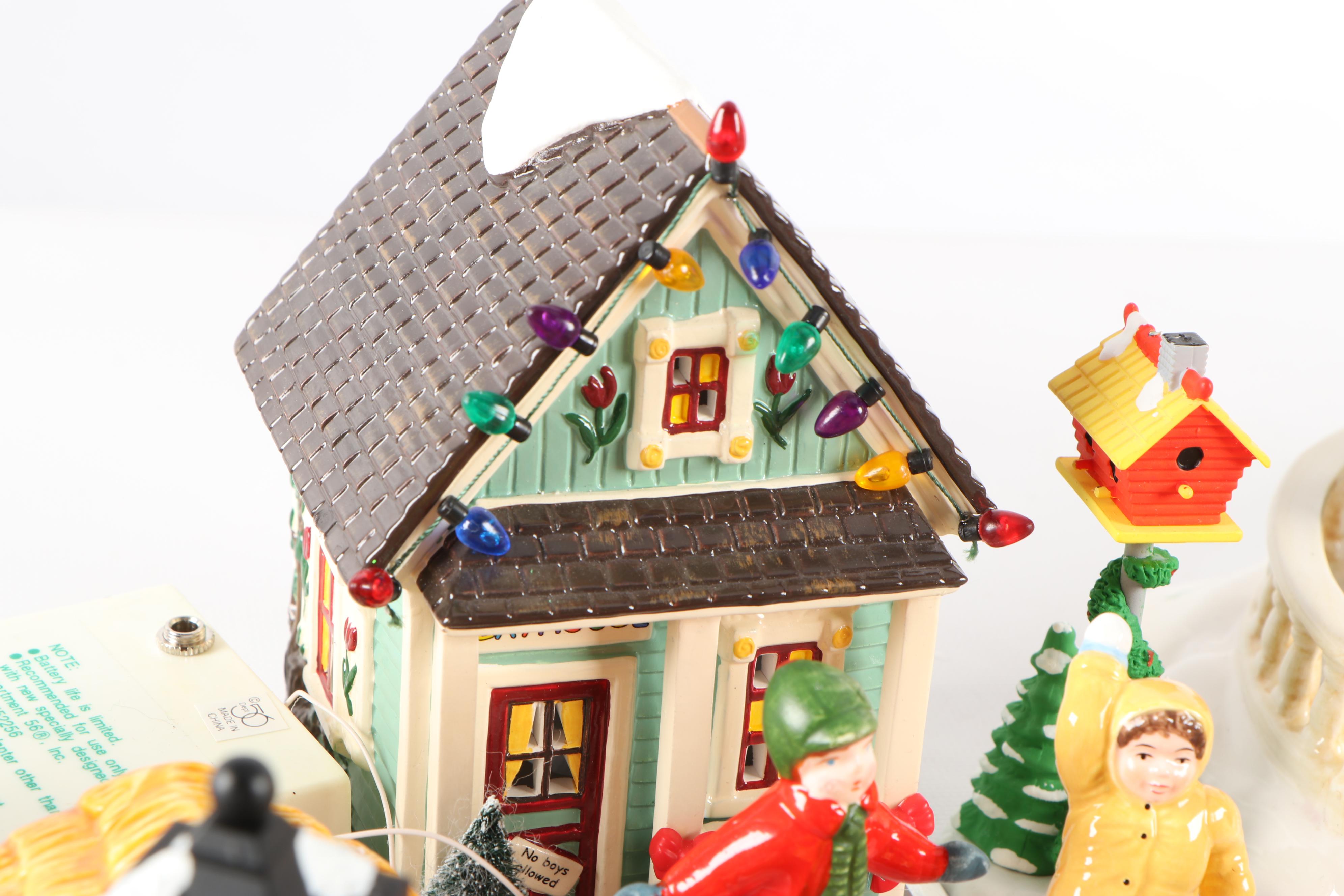 Department 56 "Snow Village" Houses and Accessories and Other Christmas Decor