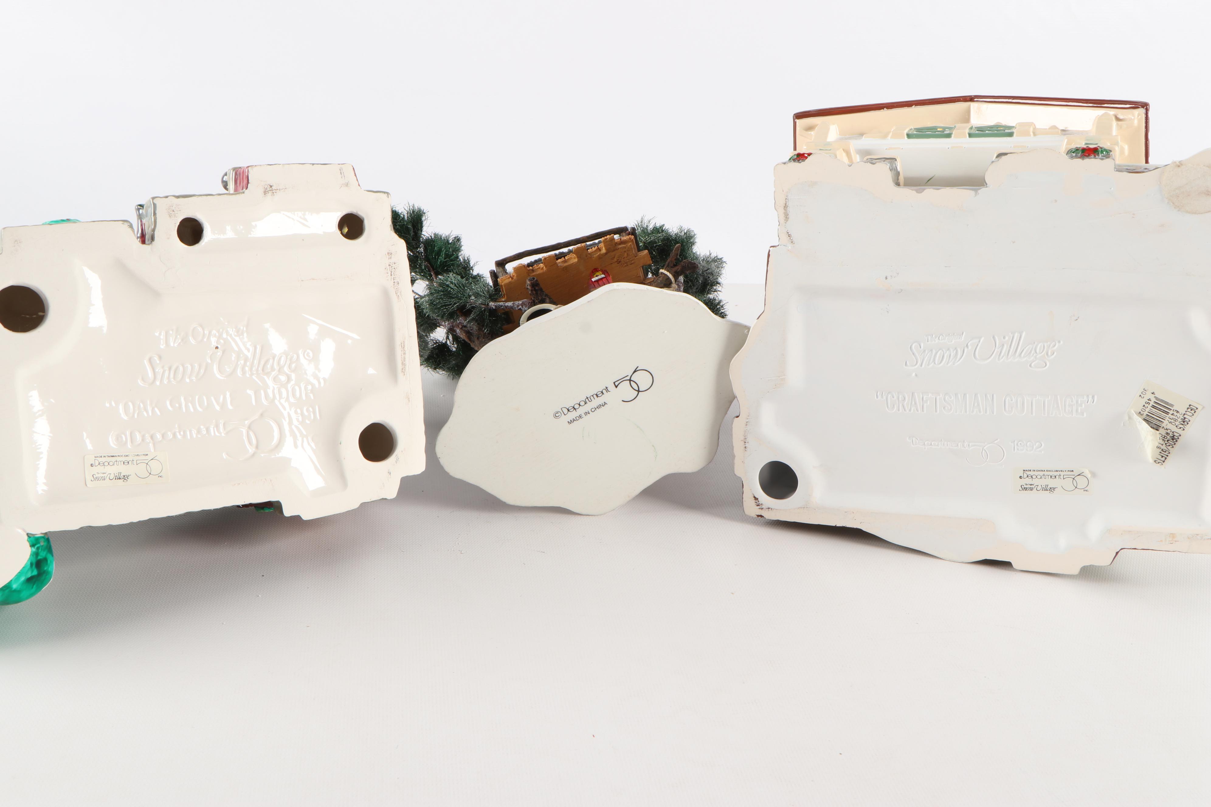 Department 56 "Snow Village" Houses and Accessories and Other Christmas Decor