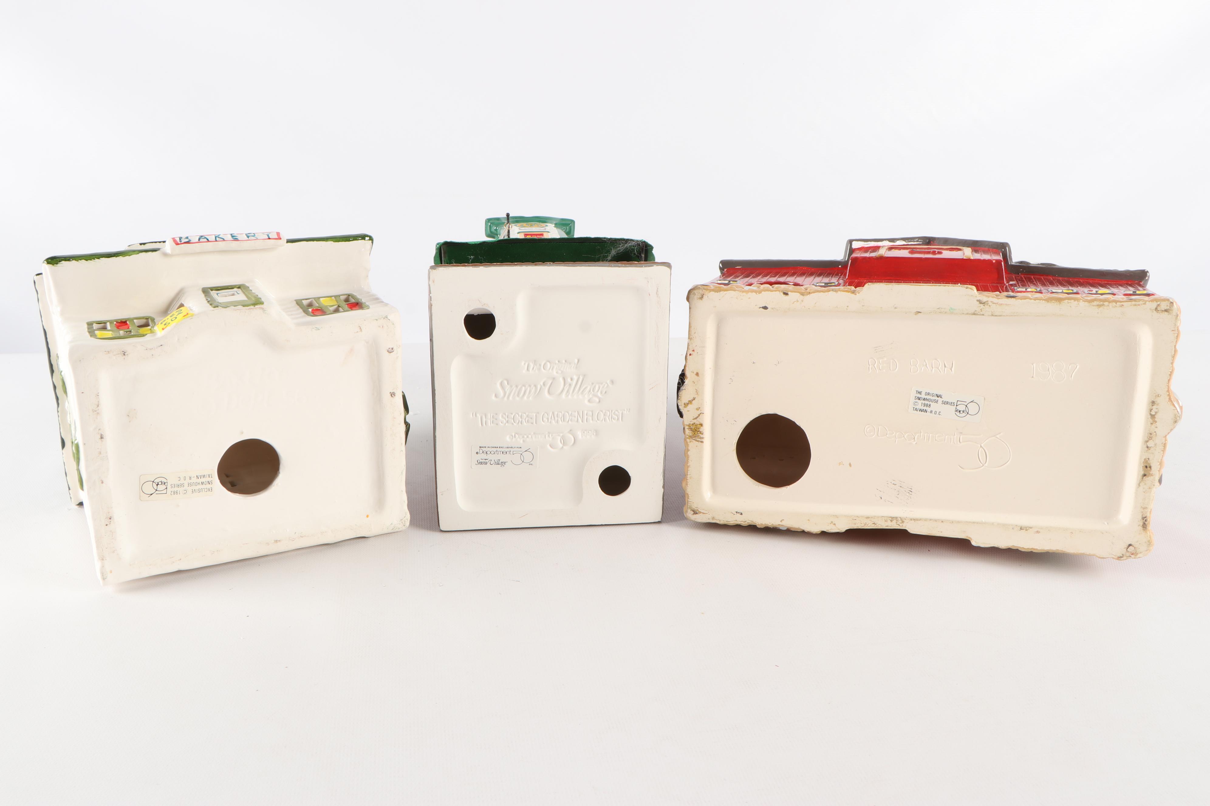 Department 56 "Snow Village" Houses and Accessories and Other Christmas Decor