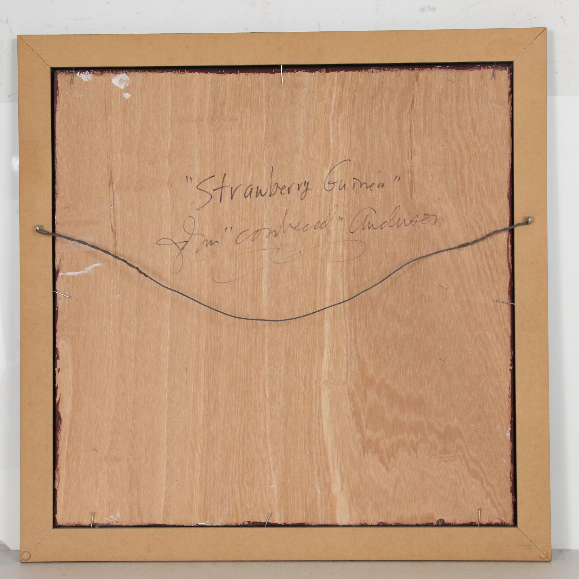 John "Cornbread" Anderson Acrylic Painting "Strawberry Guinea"