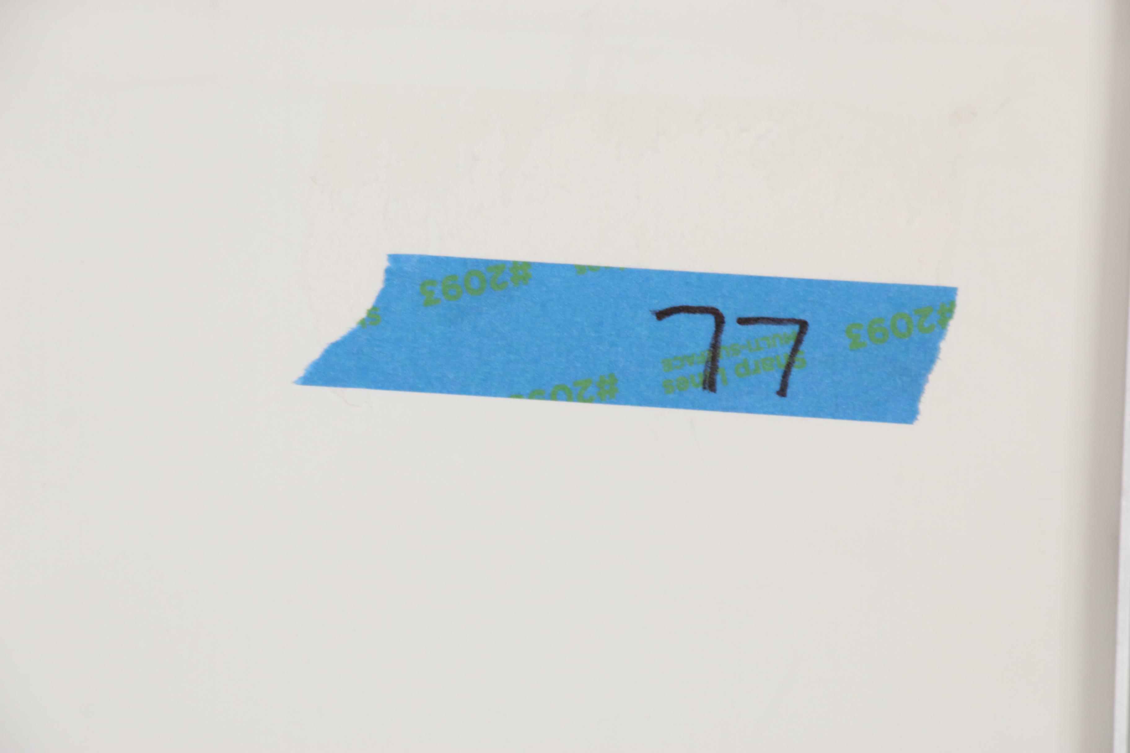 David Bromley Embellished Serigraph "Young Artist Vertical"