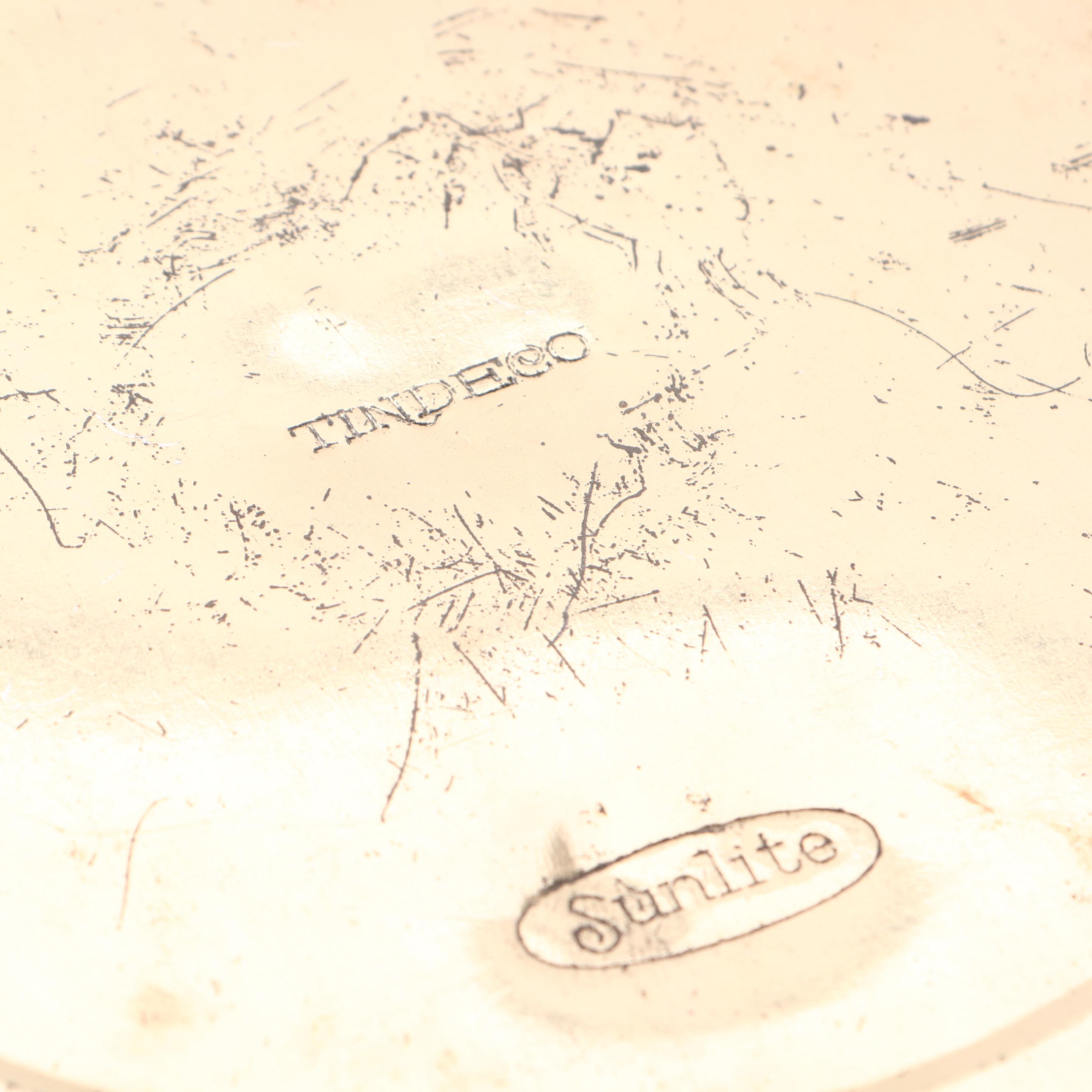 Glass Shooter Marbles Housed in Lithograph Storage Tin, Mid-20th Century