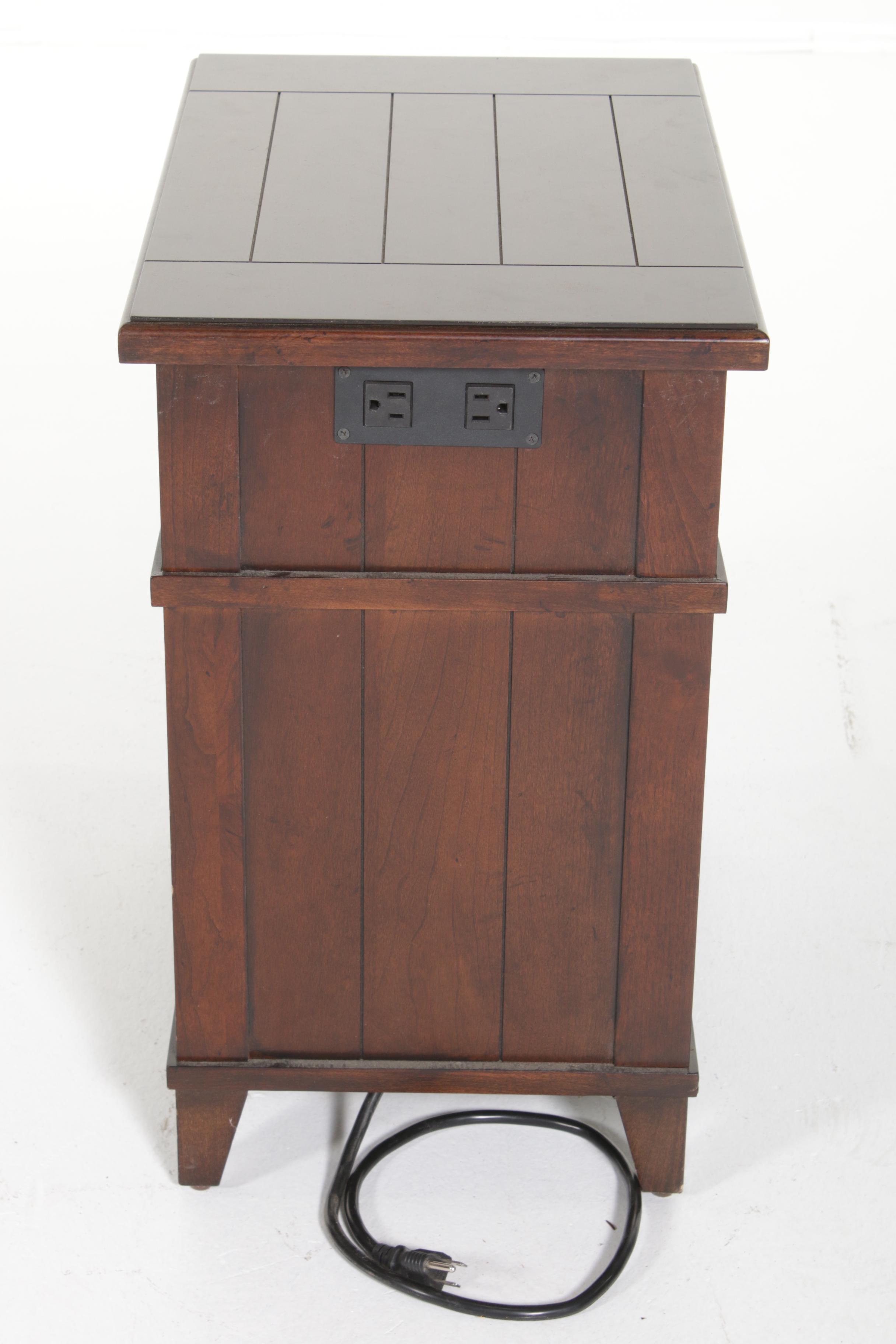 Universal Broadmoore Furniture Side Table with Outlets