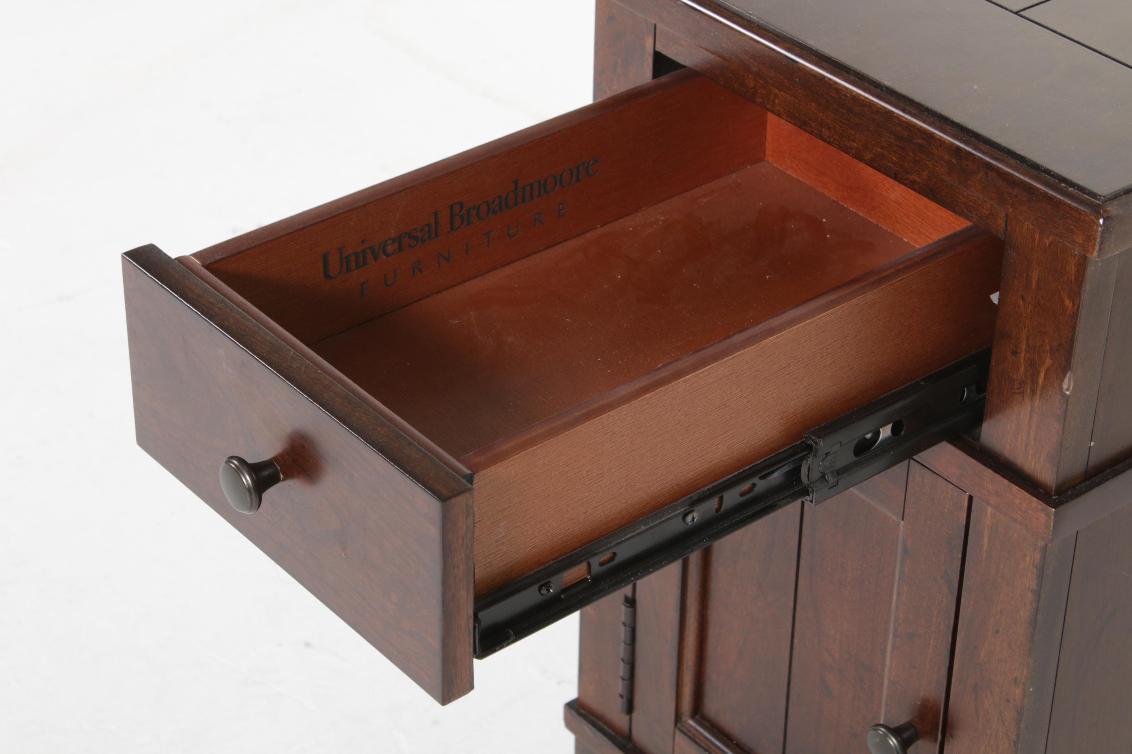 Universal Broadmoore Furniture Side Table with Outlets