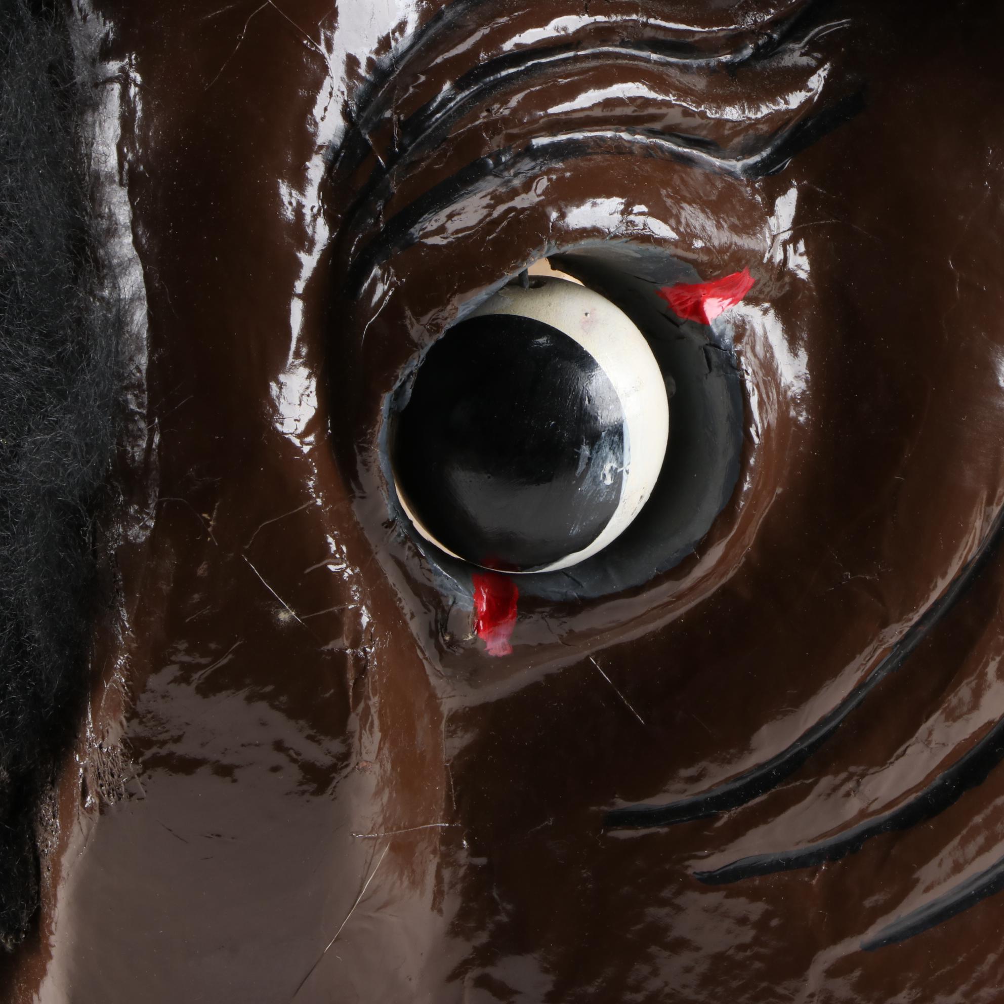 Papier-Mâché Bull Head Costume